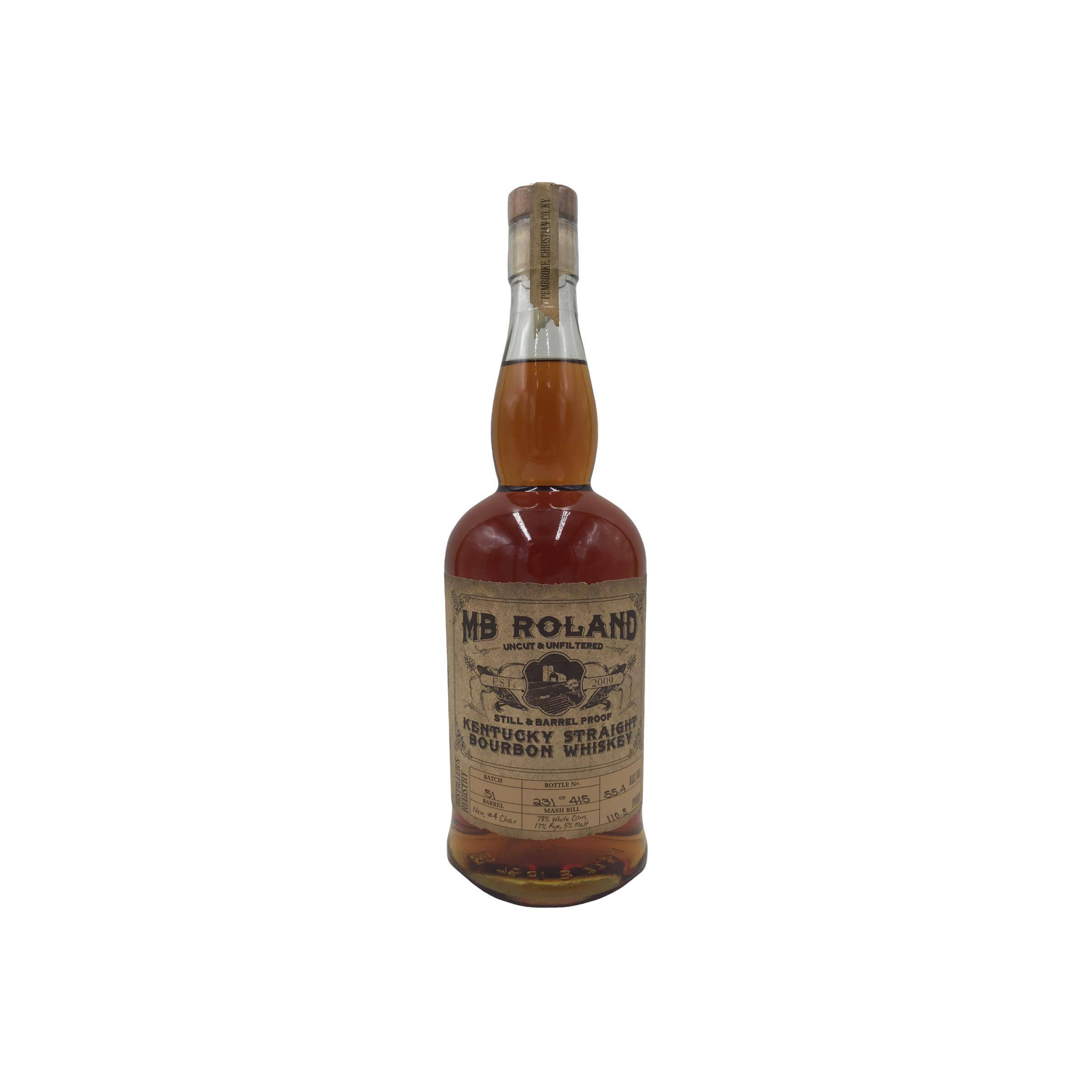 MB Roland Kentucky Straight Bourbon Whiskey