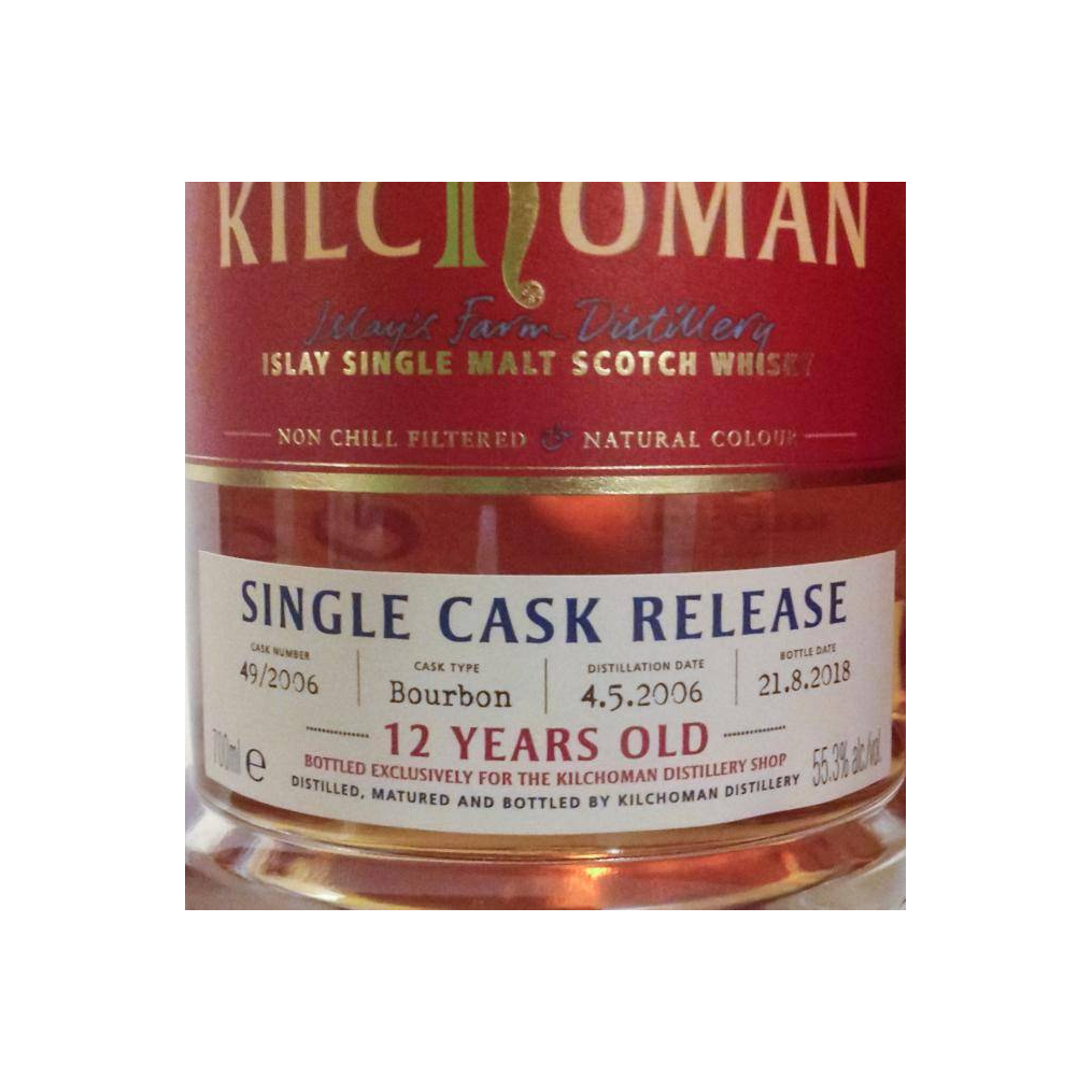 Kilchoman 2006 12 Years Single Malt Whisky 3