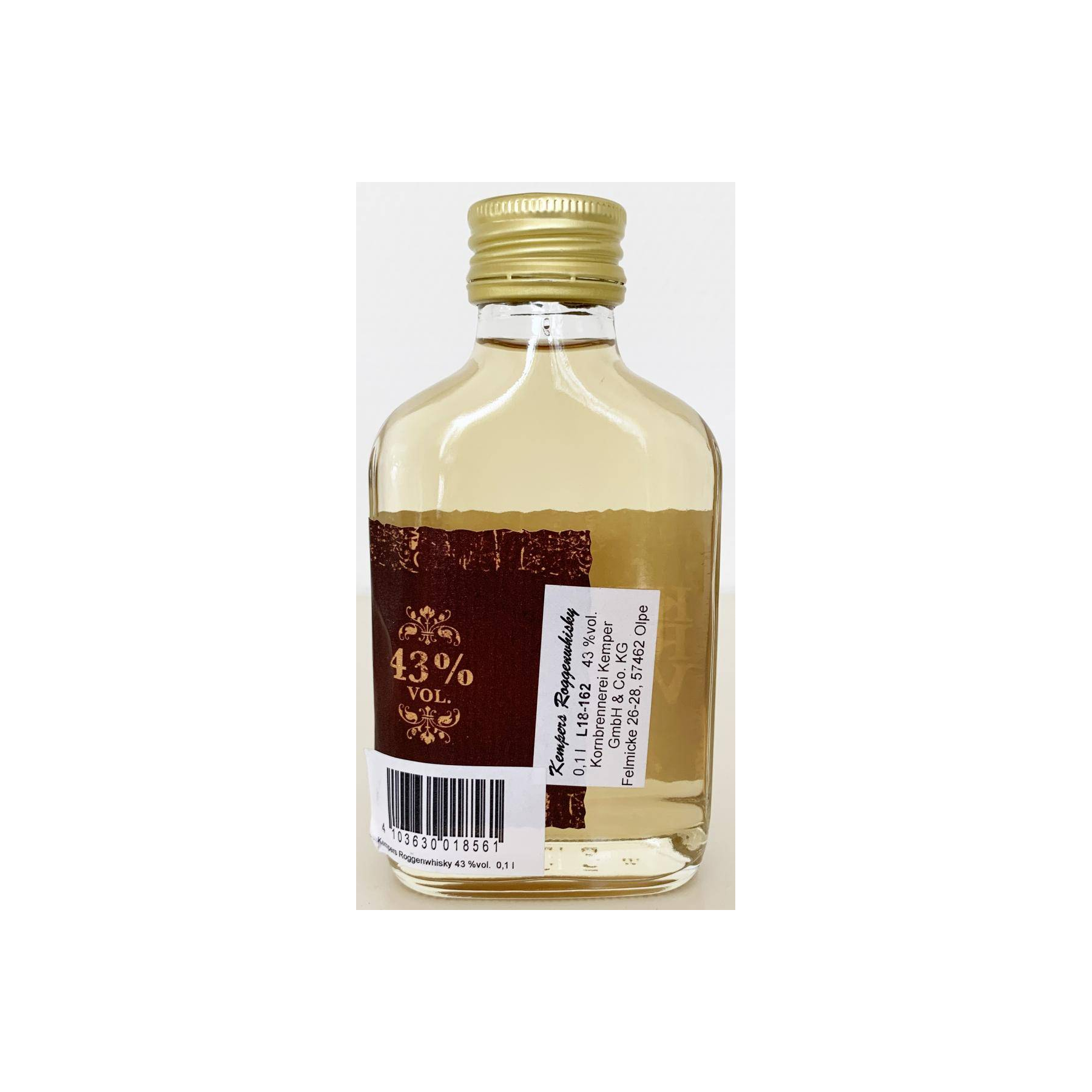 Kemper's Roggen Whisky 03-year-old 2