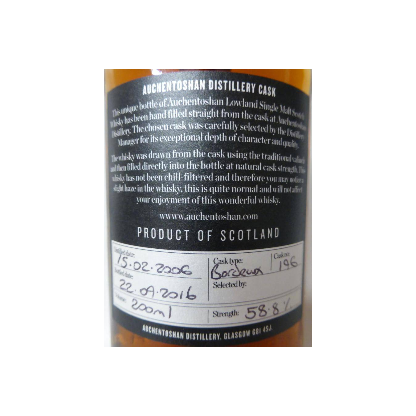 Auchentoshan 2006 10 Years Single Malt Whisky 3