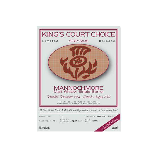 Mannochmore 1984 22 Years Single Malt Whisky 2