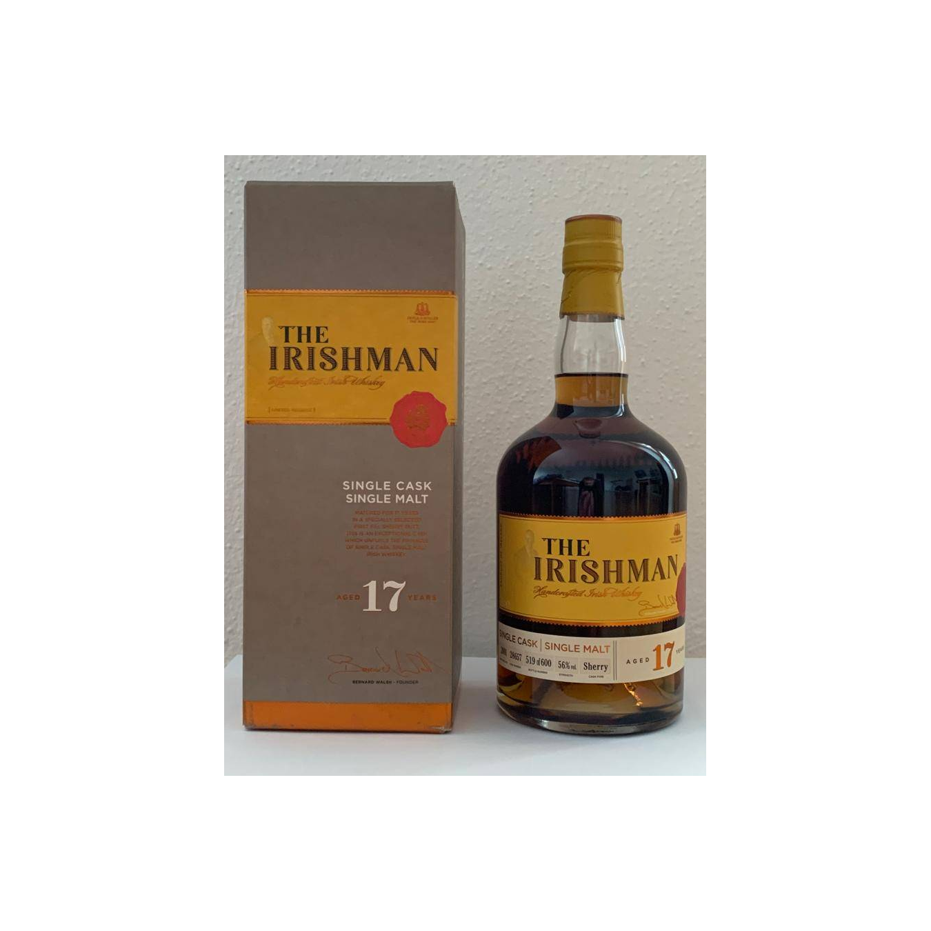 The Irishman Single Cask 2001 17 Years Single Malt Whisky 3