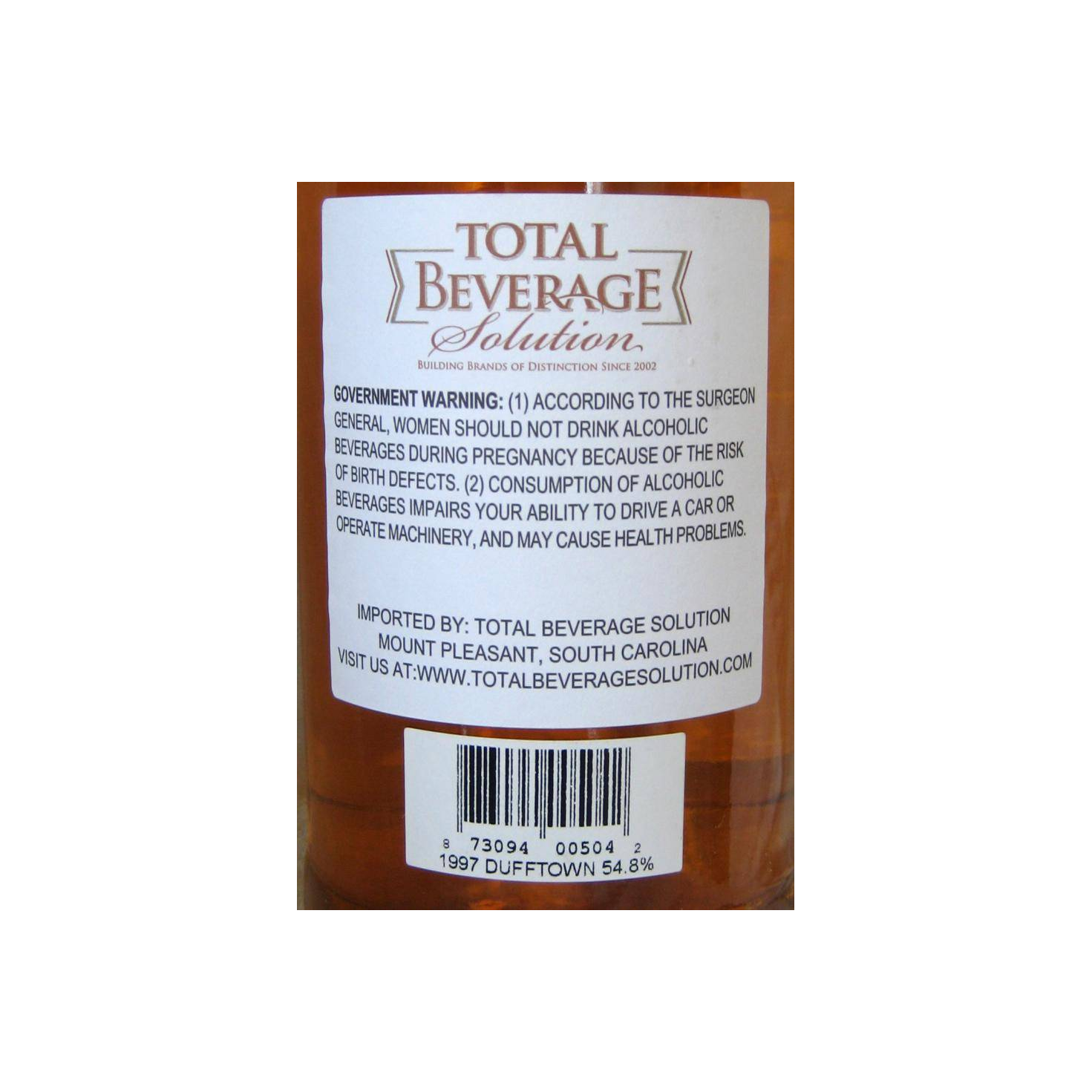Dufftown 1997 18 Years Single Malt Whisky