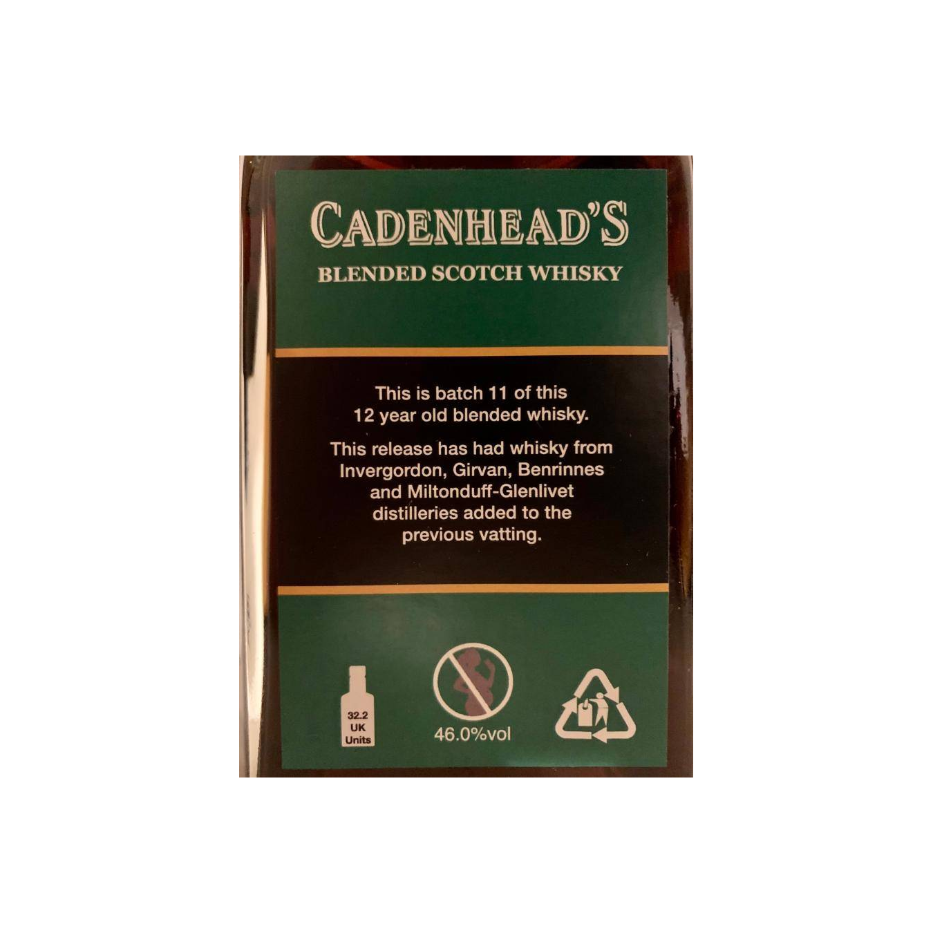Cadenhead Blended Scotch Whisky 12 Years Blended Whisky 3