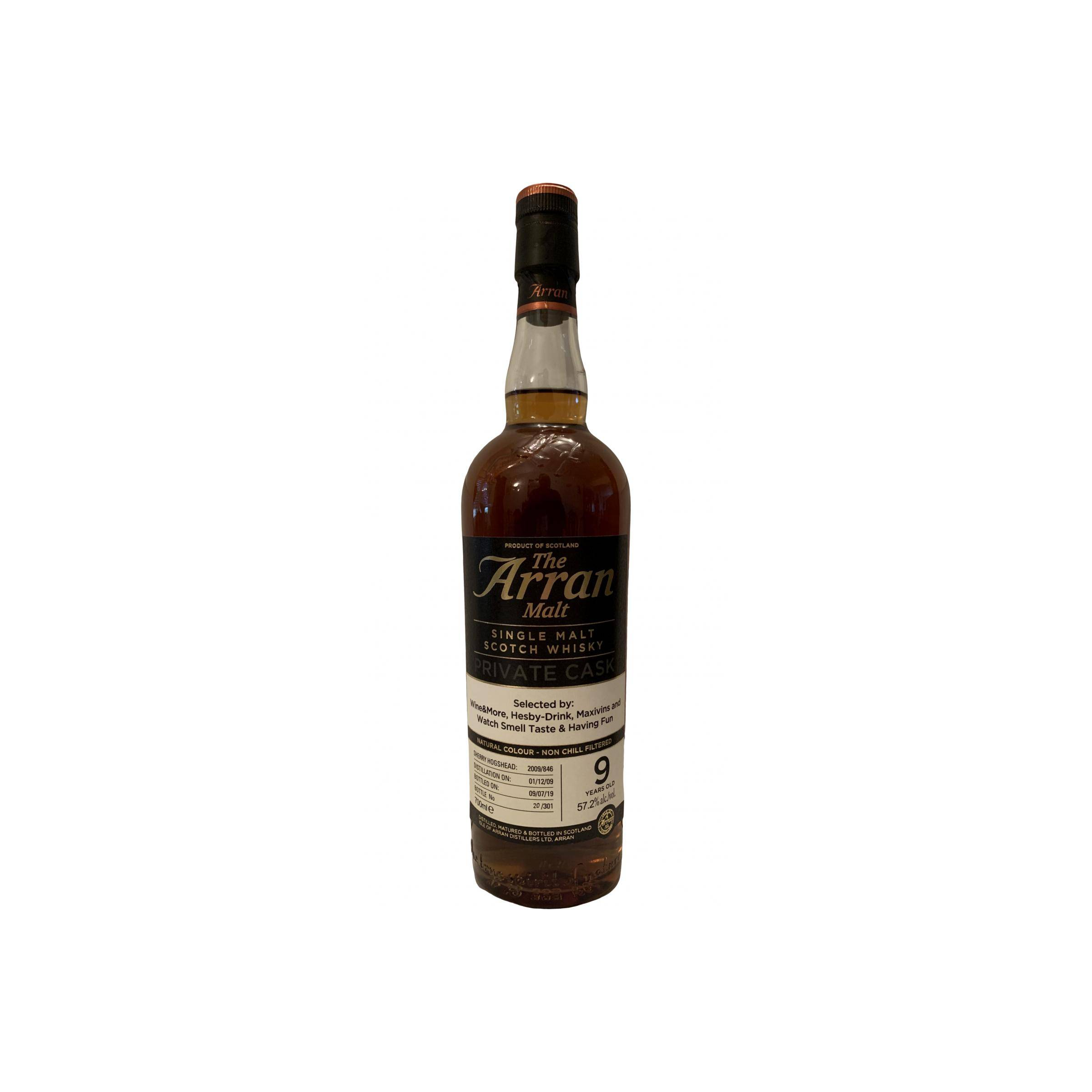 Arran Private Cask 2009 9 Years Single Malt Whisky