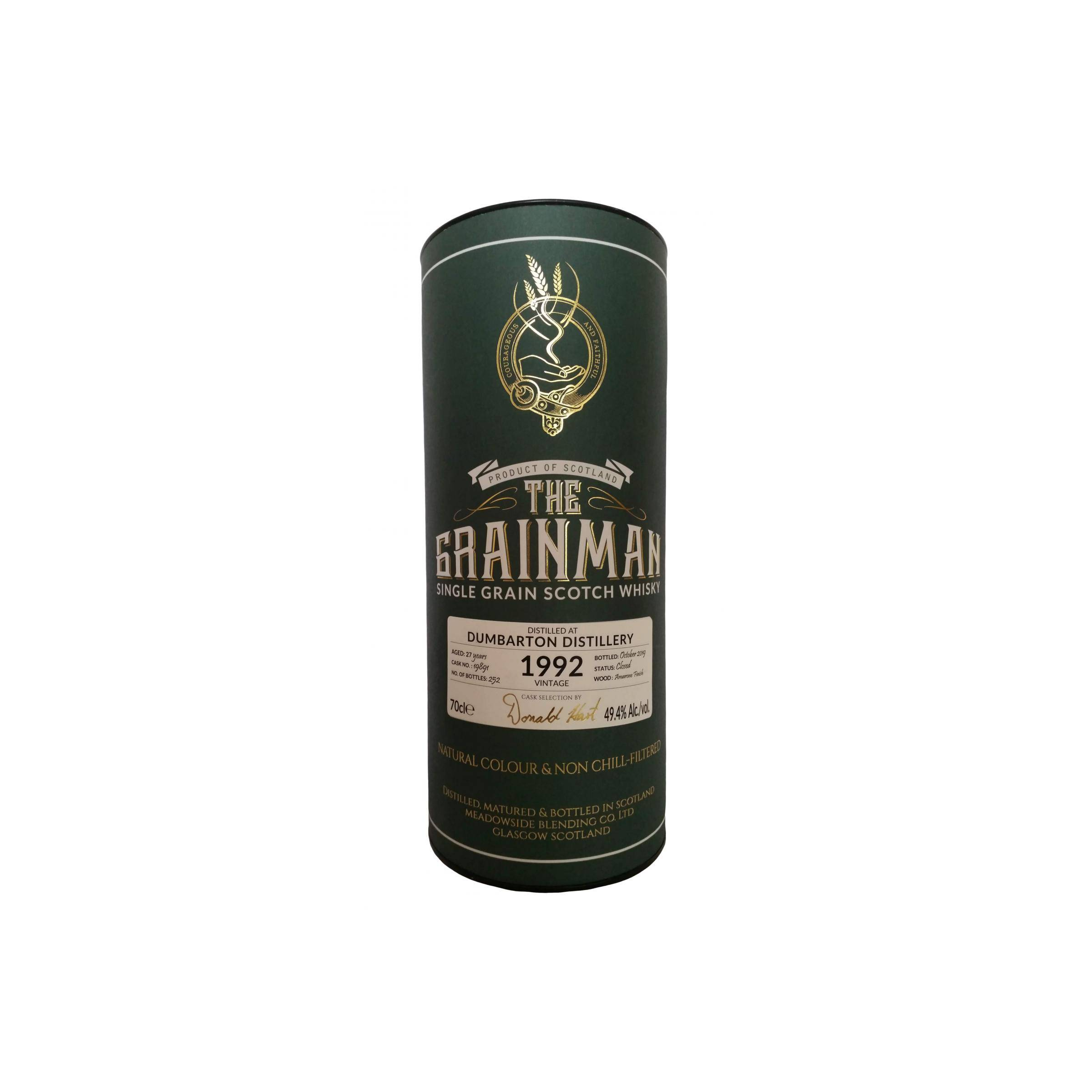 Dumbarton 1992 27 Years Single Grain Whisky 3