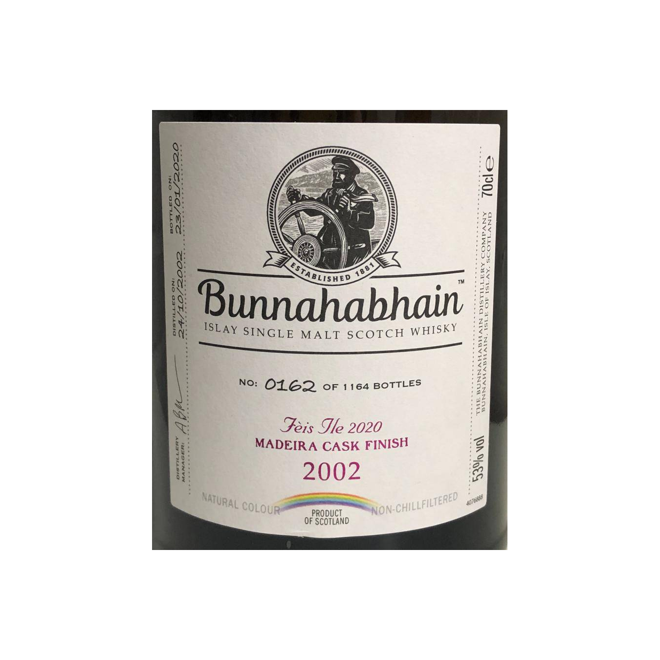 Bunnahabhain 2002 17 Years Single Malt Whisky 3