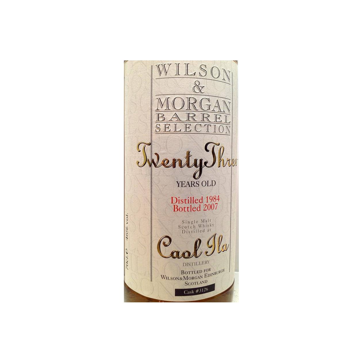 Caol Ila Barrel Selection 1984 23 Years Single Malt Whisky 3