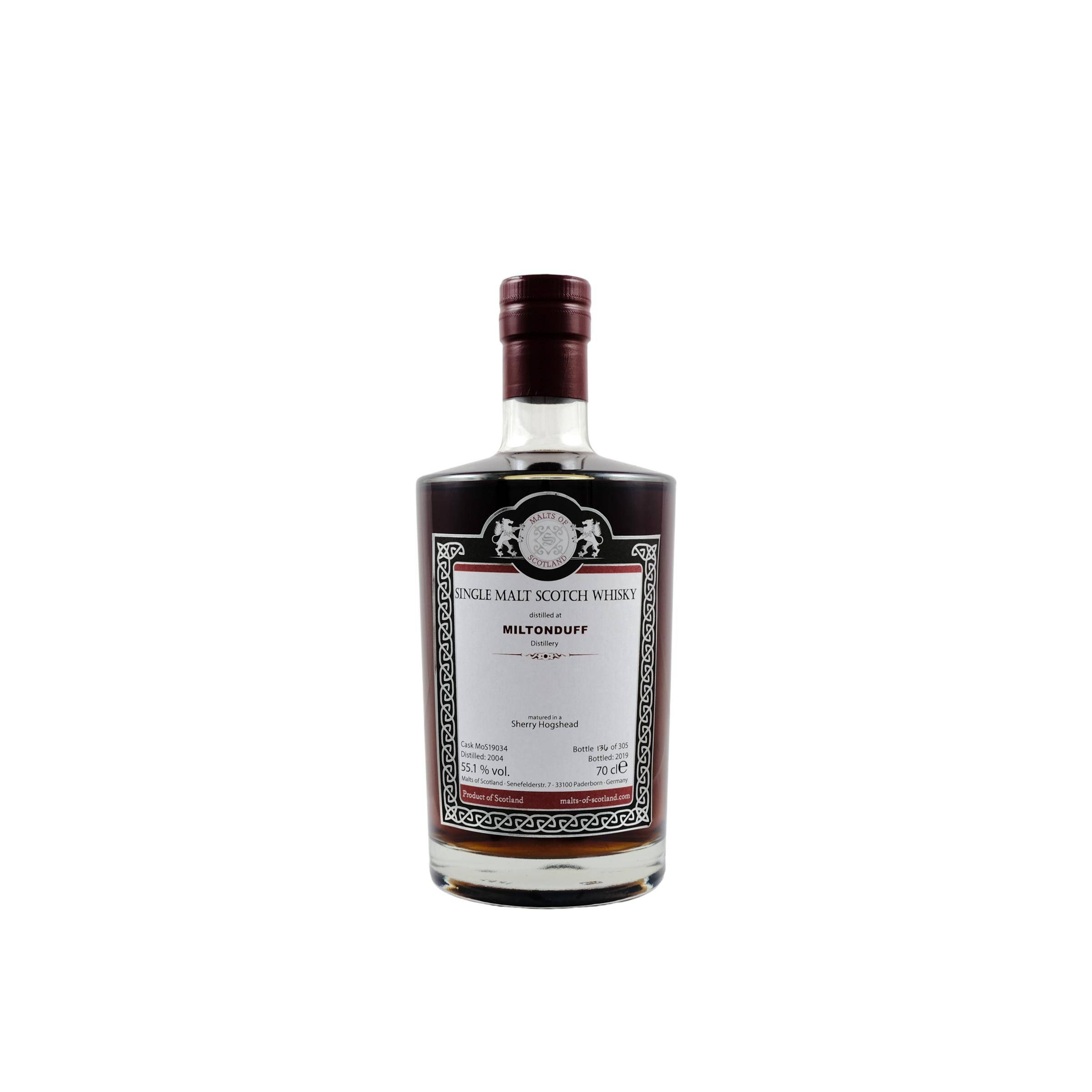 Miltonduff 2004 15 Years Single Malt Whisky