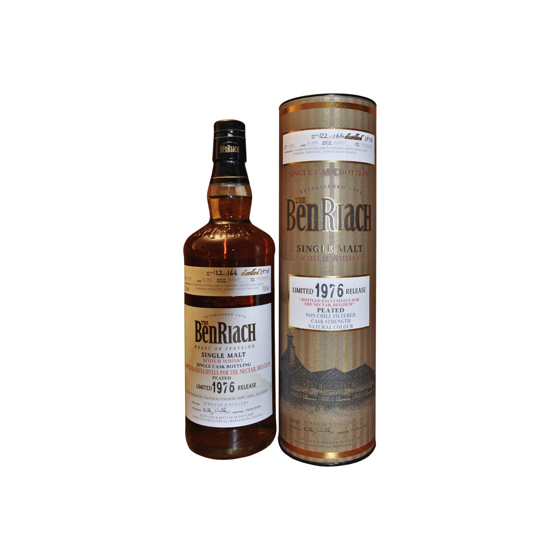 BenRiach Individual Cask Bottling 1976 30 Years Single Malt Whisky 2