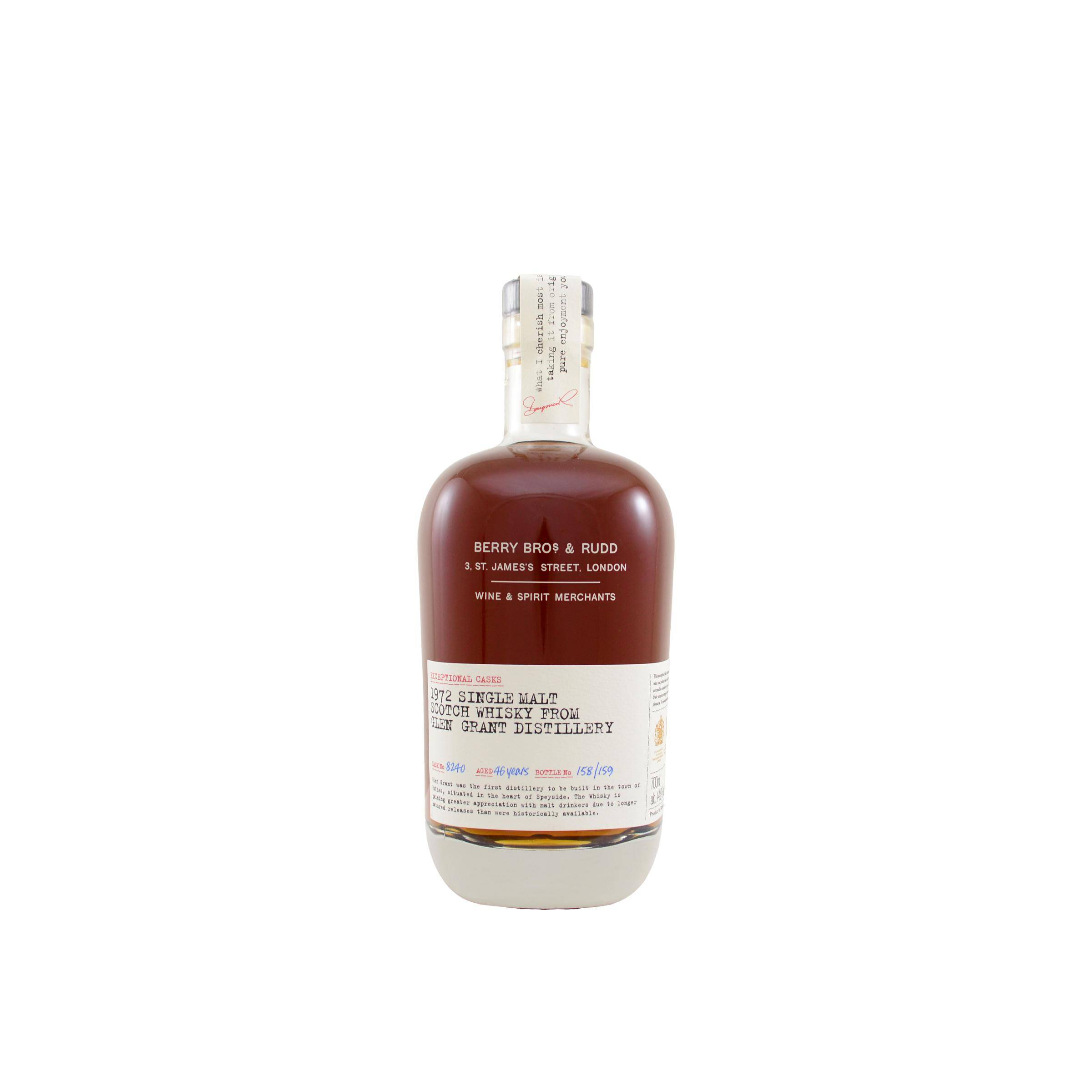 Glen Grant 1972 46 Years Single Malt Whisky