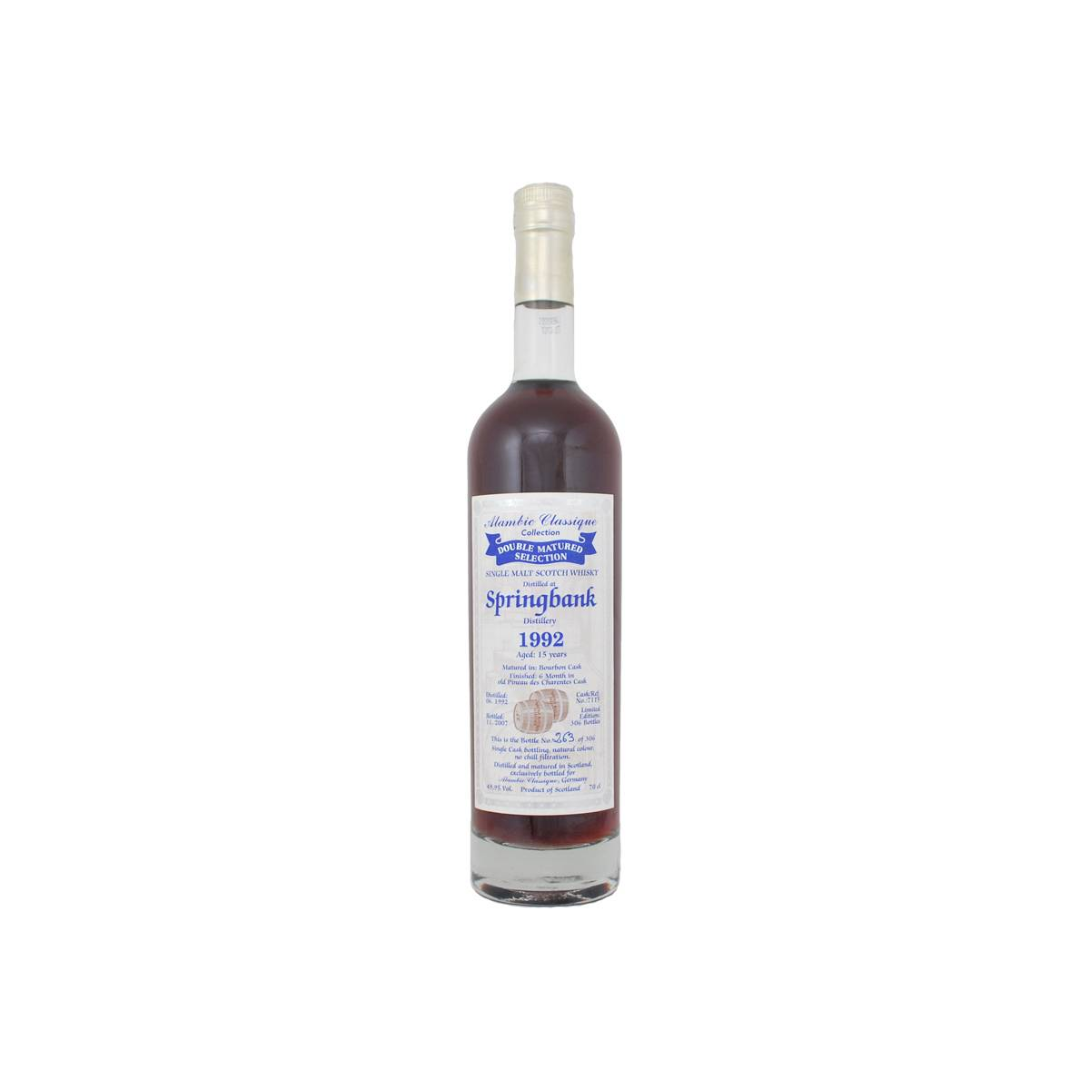 Springbank 1992 15 Years Single Malt Whisky