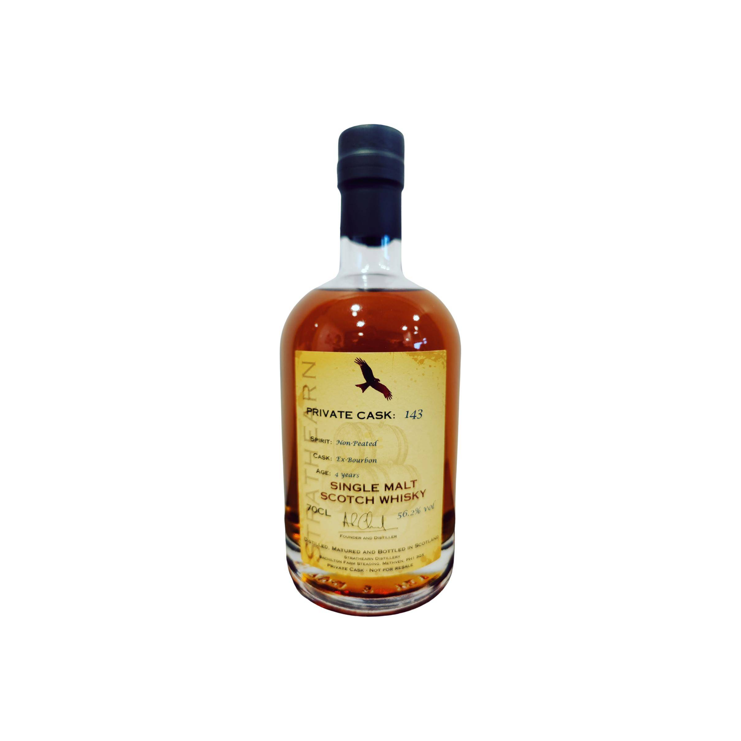 Strathearn Private Cask 4 Years Single Malt Whisky