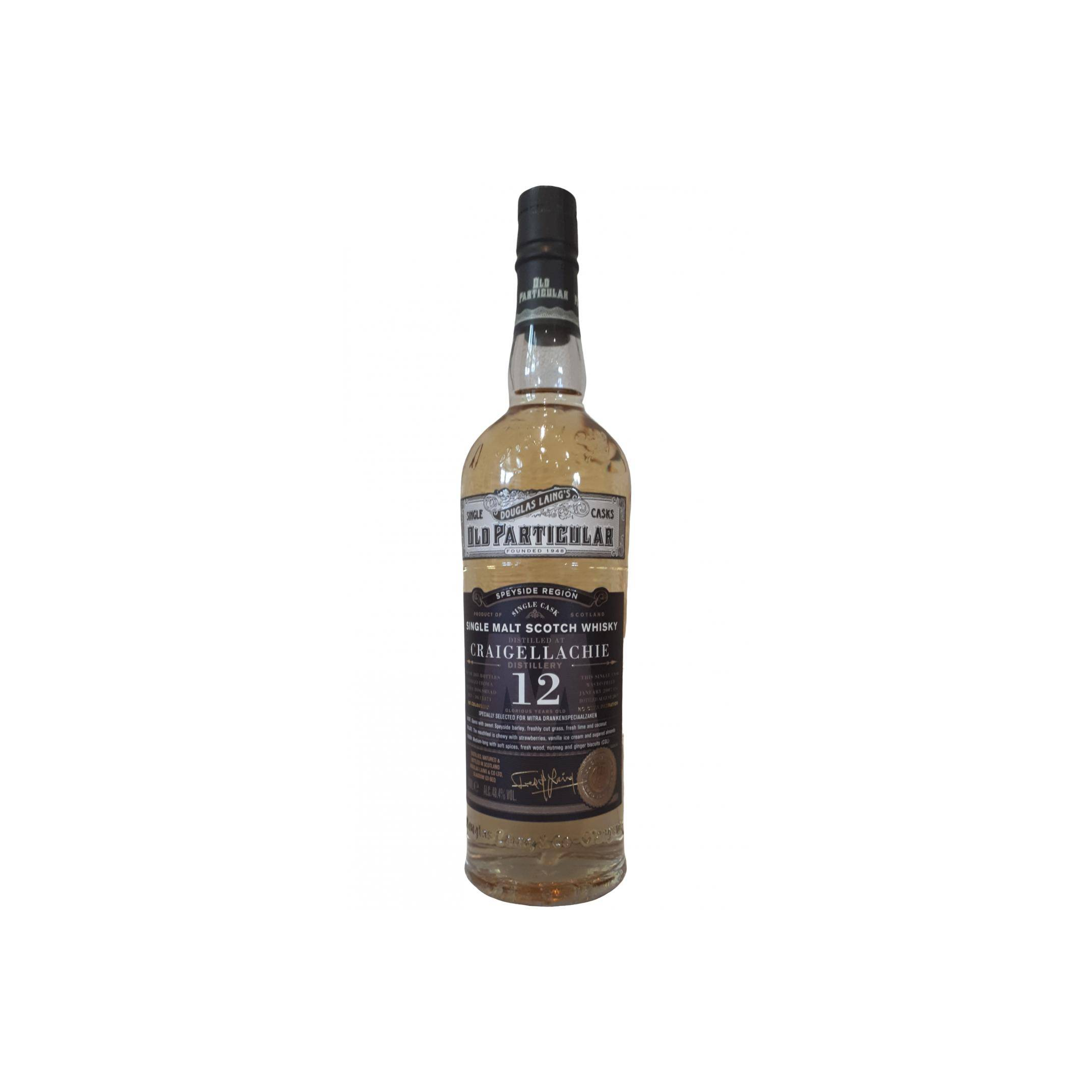 Craigellachie Old Particular 2007 12 Years Single Malt Whisky