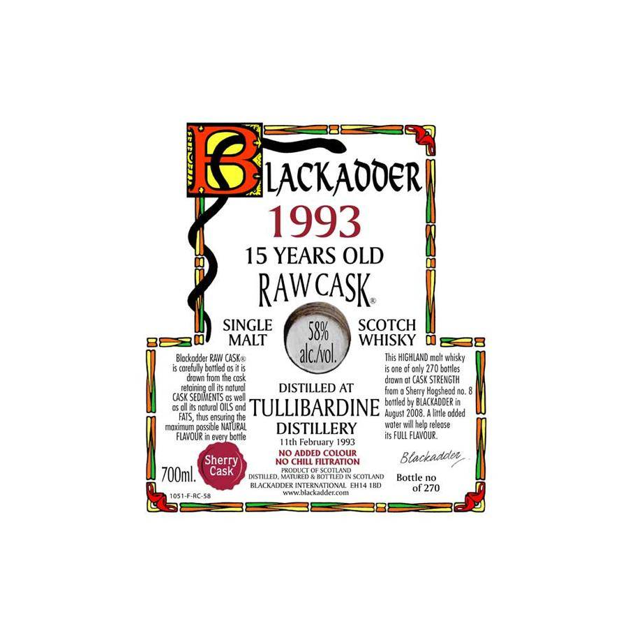 Tullibardine Raw Cask 1993 15 Years Single Malt Whisky 2