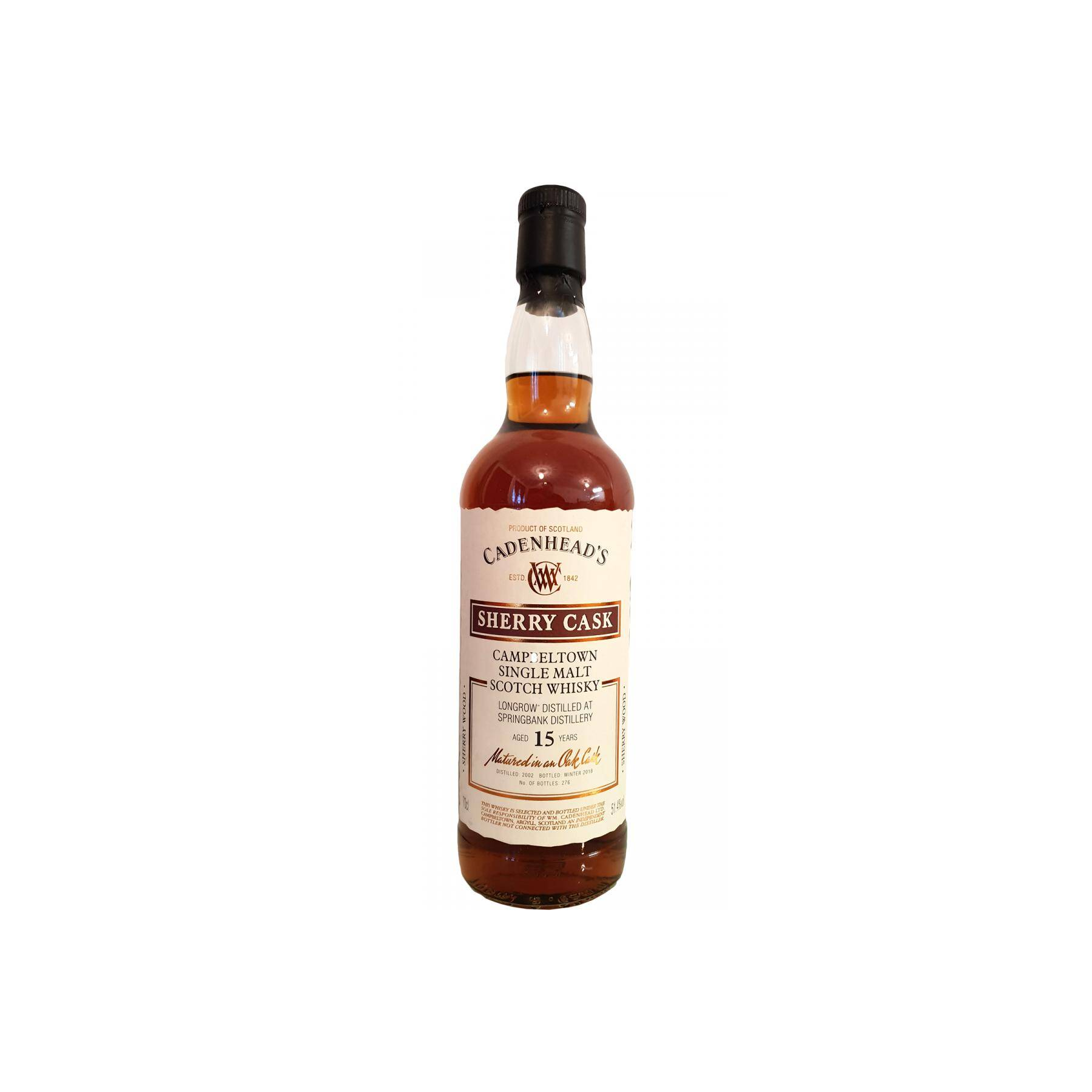 Springbank 2002 15 Years Single Malt Whisky