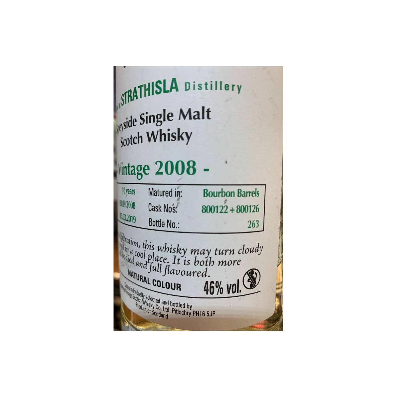 Strathisla The Un-Chillfiltered Collection 2008 10 Years Single Malt Whisky 3