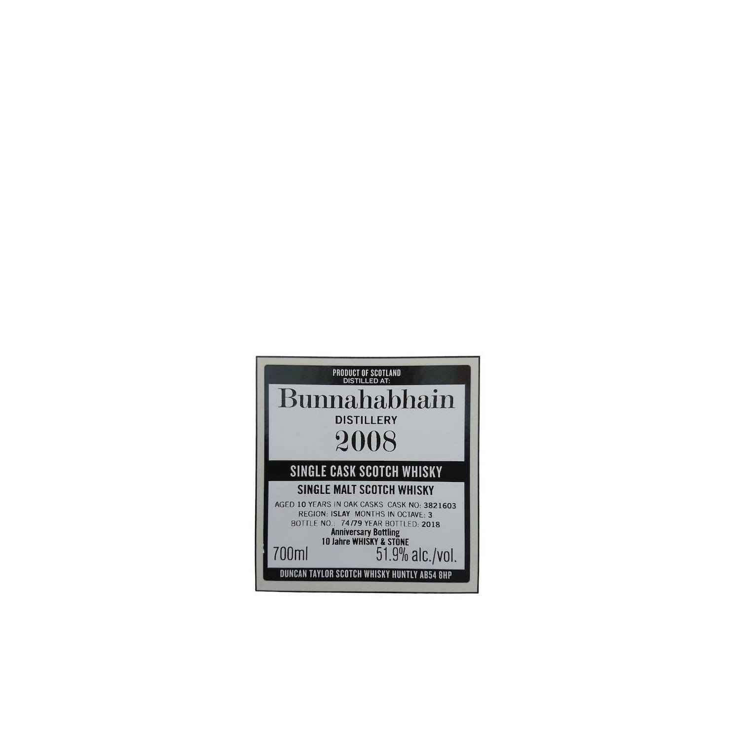 Bunnahabhain The Octave 2008 10 Years Single Malt Whisky 2