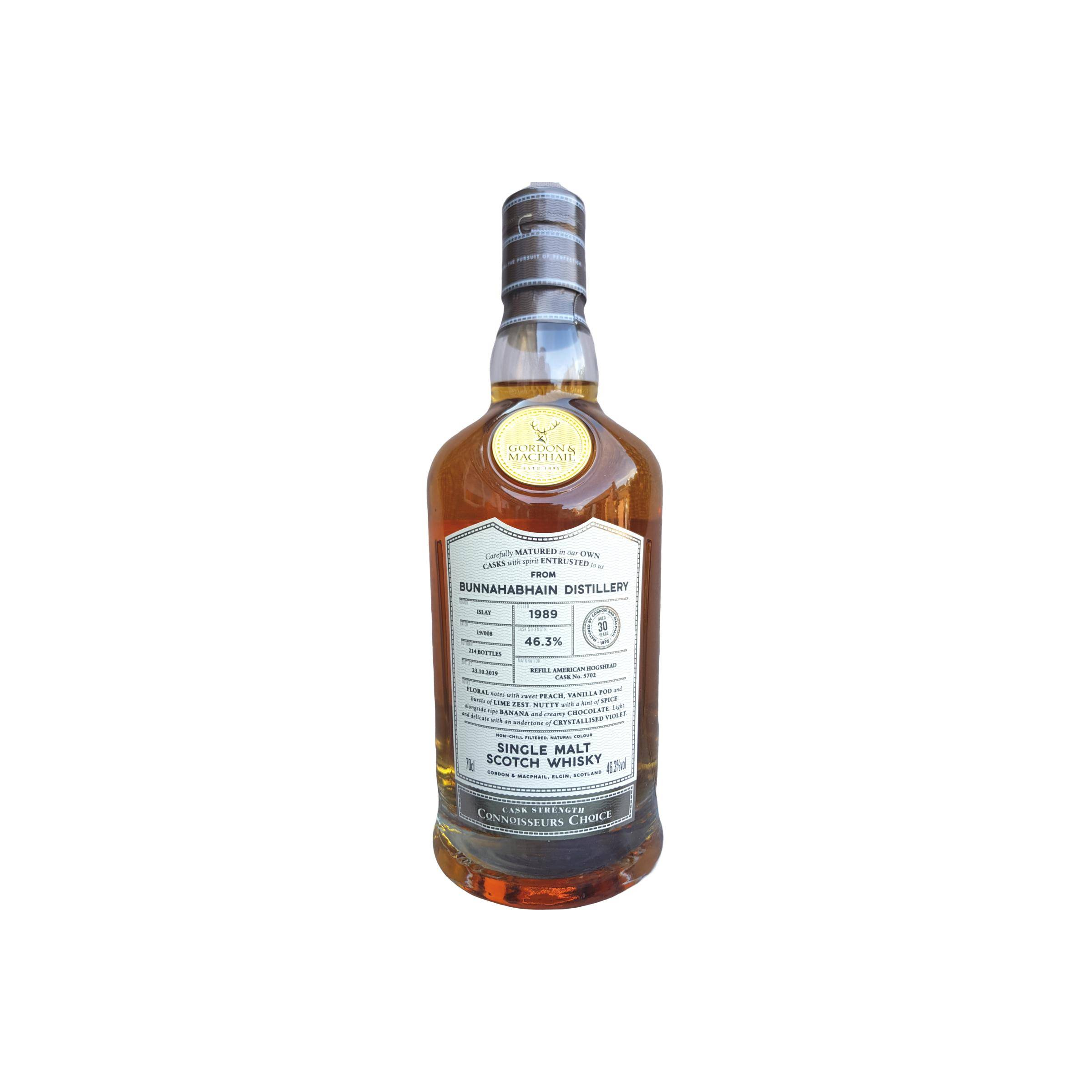 Bunnahabhain Connoisseurs Choice - Cask Strength 1989 30 Years Single Malt Whisky