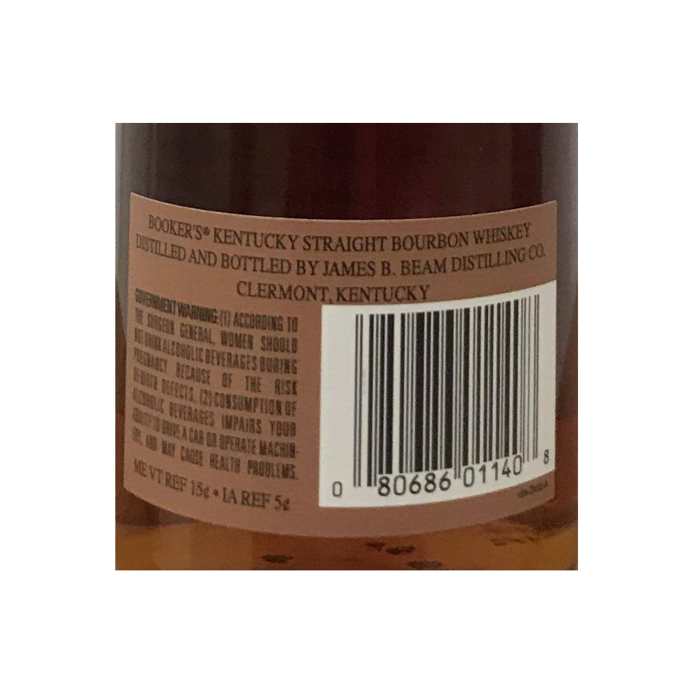 Booker's 6 Years Bourbon Whisky 3