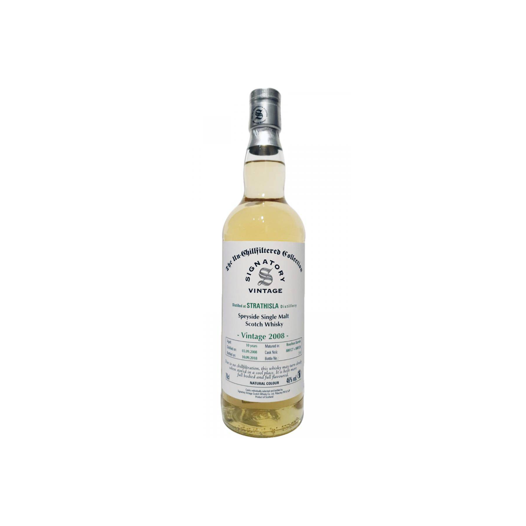 Strathisla The Un-Chillfiltered Collection 2008 10 Years Single Malt Whisky