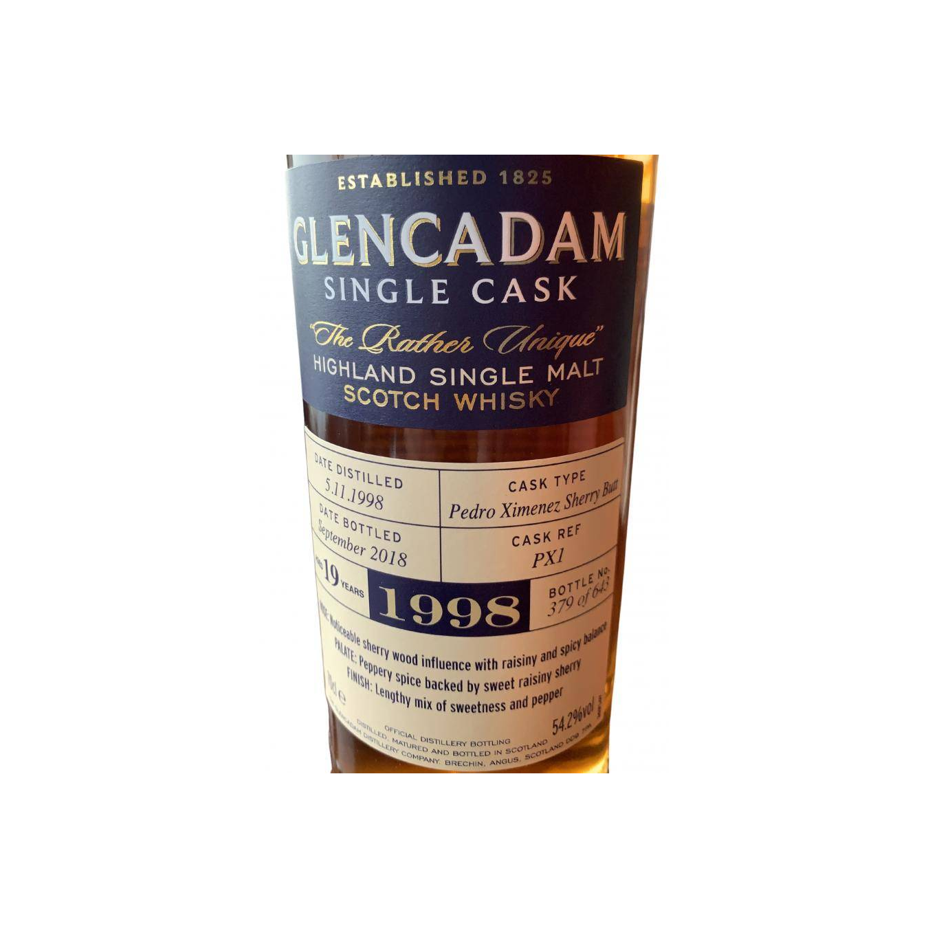 Glencadam 1998 19 Years Single Malt Whisky 3