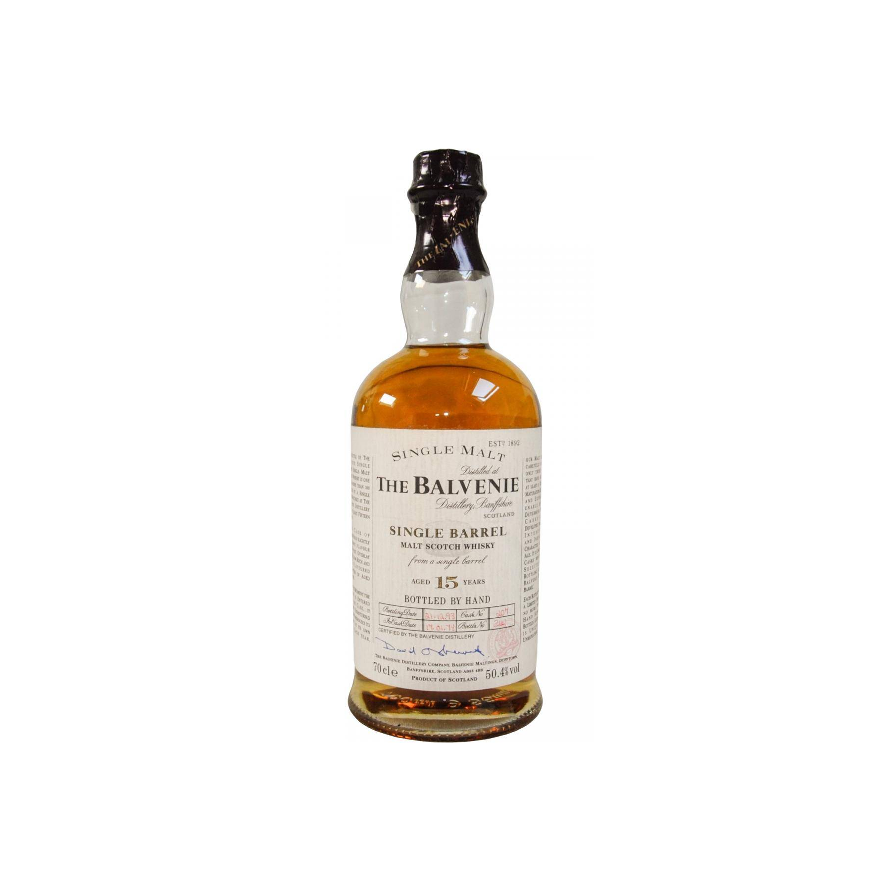 The Balvenie Single Cask 1978 15 Years Single Malt Whisky