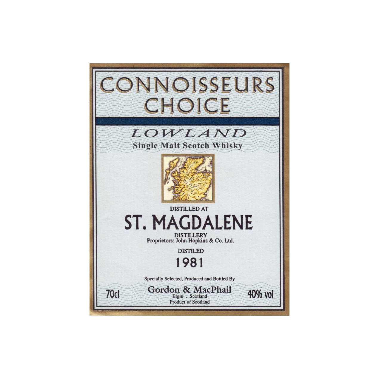 St. Magdalene Connoisseurs Choice 1981 16 Years Single Malt Whisky 2