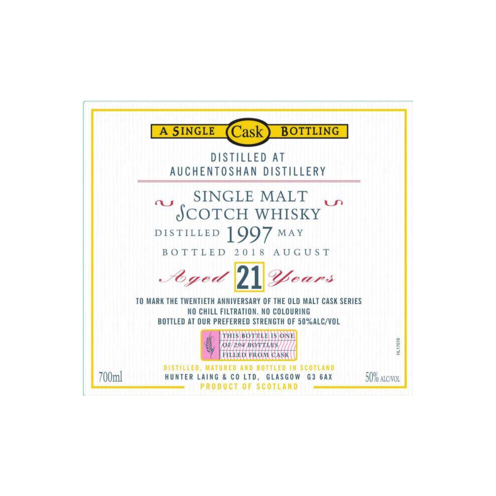 Auchentoshan 1997 21 Years Single Malt Whisky 3