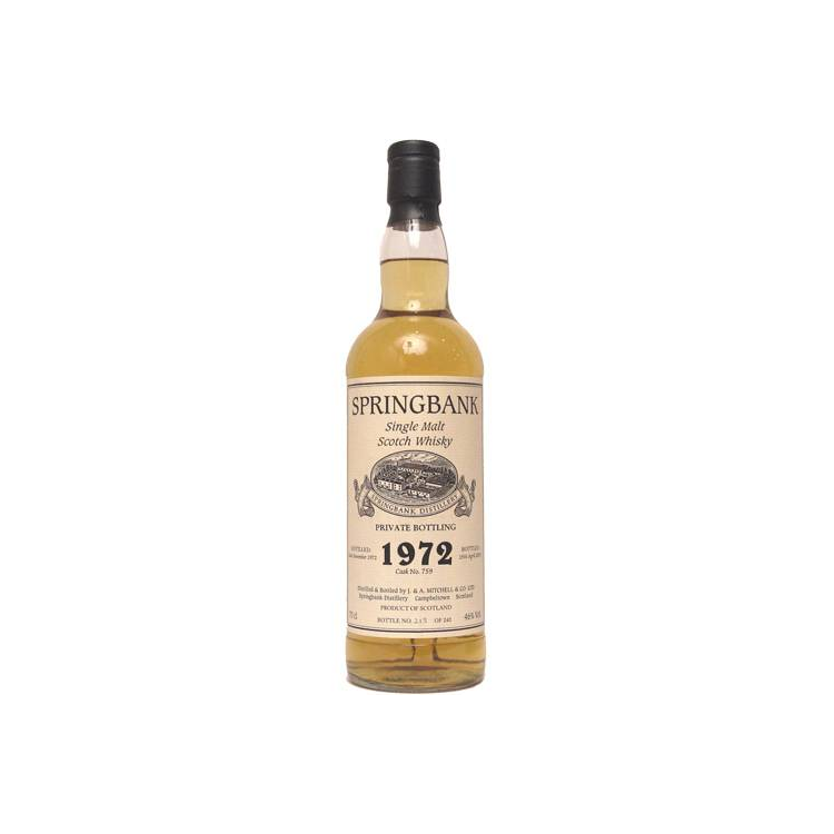 Springbank Private Bottling 1972 30 Years Single Malt Whisky 2