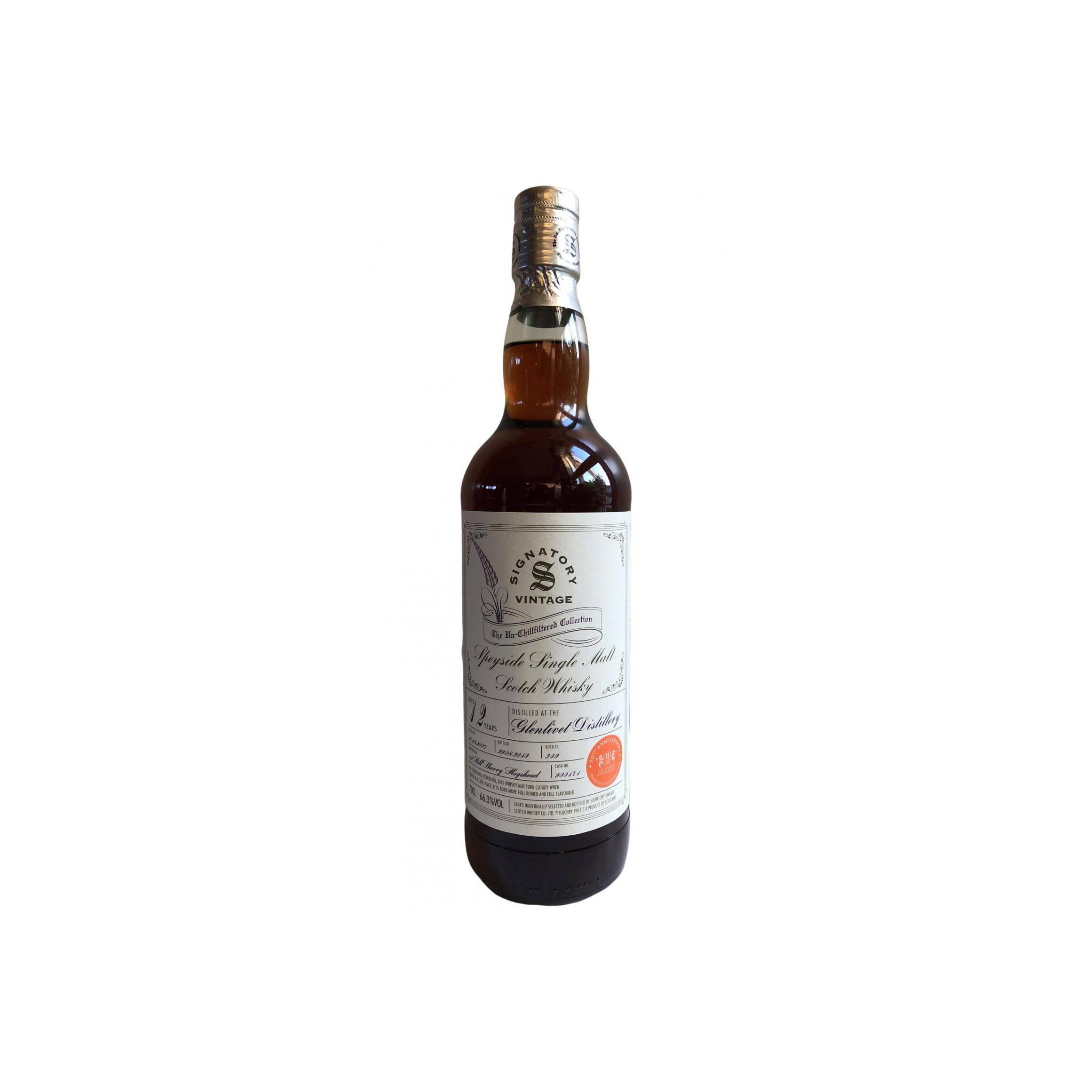 The Glenlivet The Un-Chillfiltered Collection 2007 12 Years Single Malt Whisky