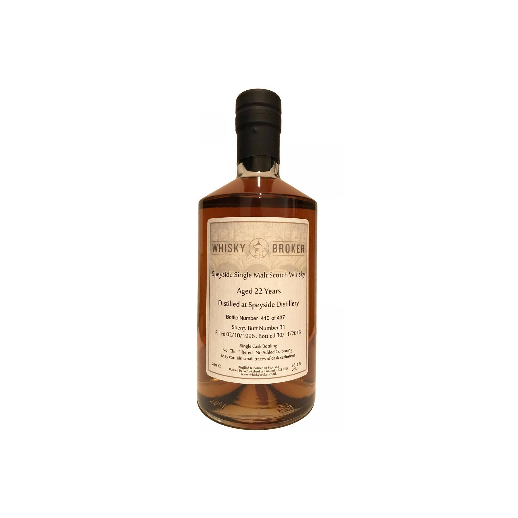 Spey 1996 22 Years Single Malt Whisky