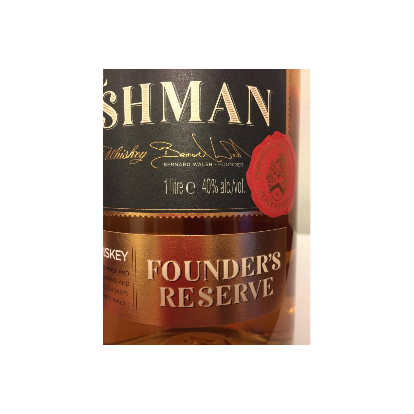 The Irishman Blended Whisky 2