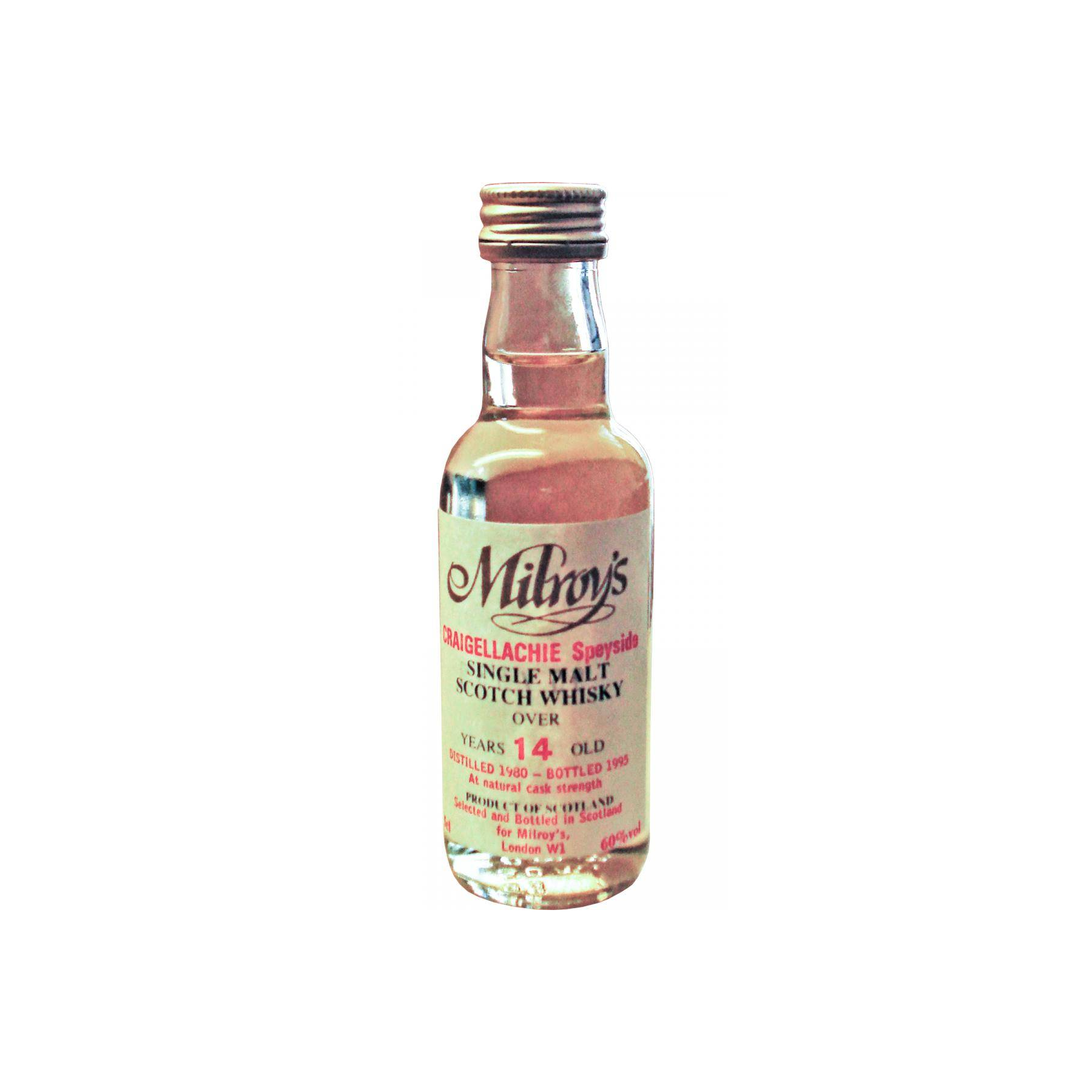 Craigellachie Miniature 1980 14 Years Single Malt Whisky 2