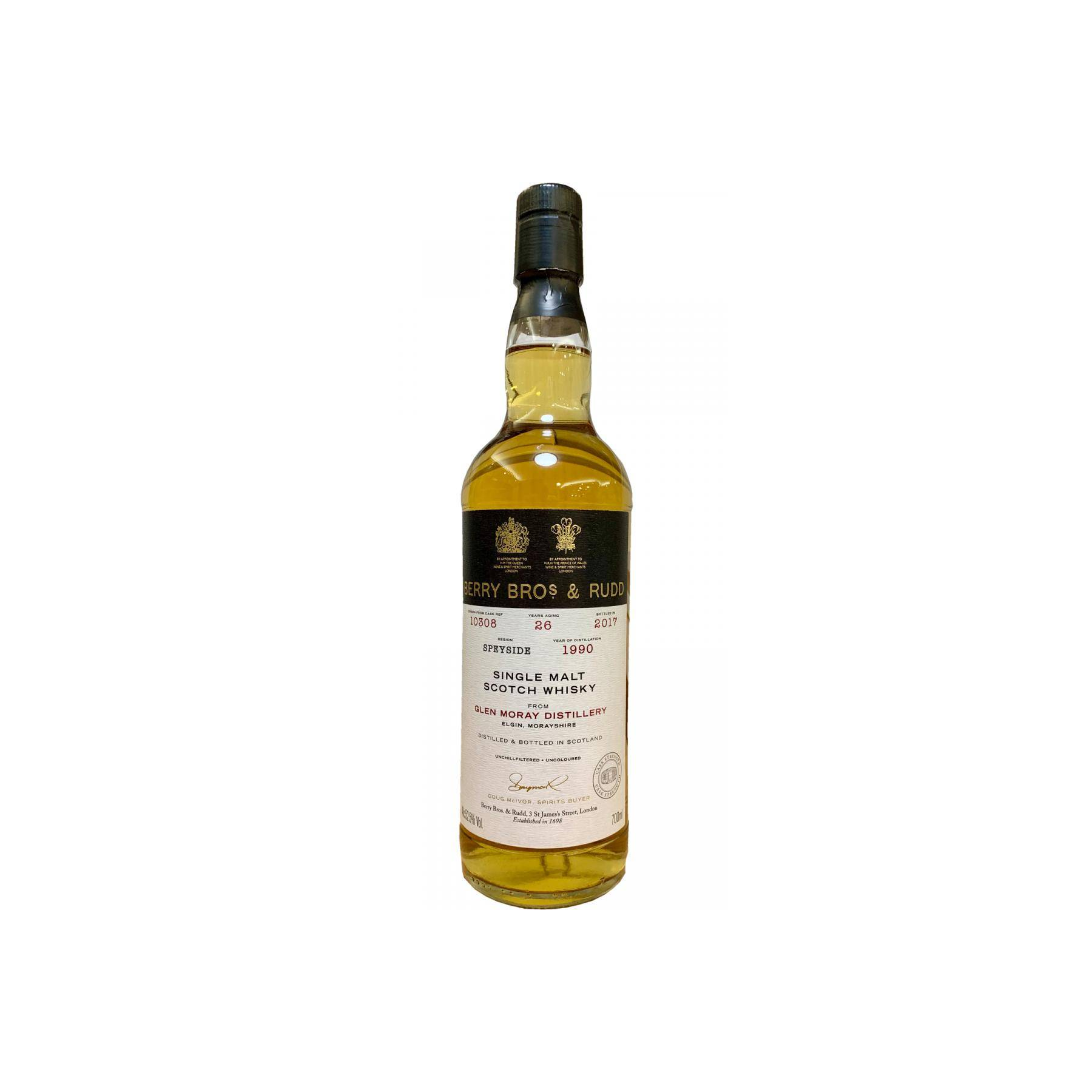 Glen Moray 1990 26 Years Single Malt Whisky