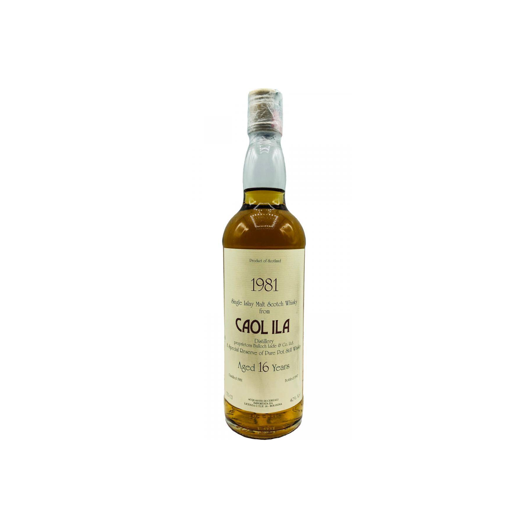 Caol Ila 1981 16 Years Single Malt Whisky
