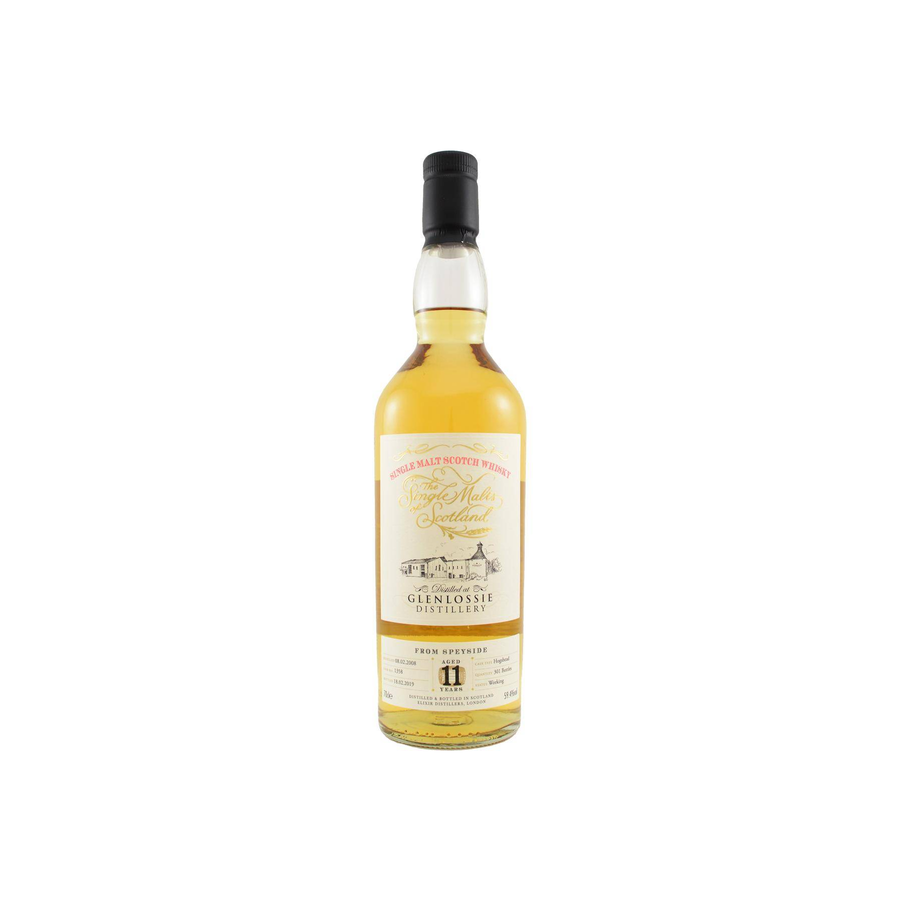Glenlossie The Single Malts of Scotland 2008 11 Years Single Malt Whisky