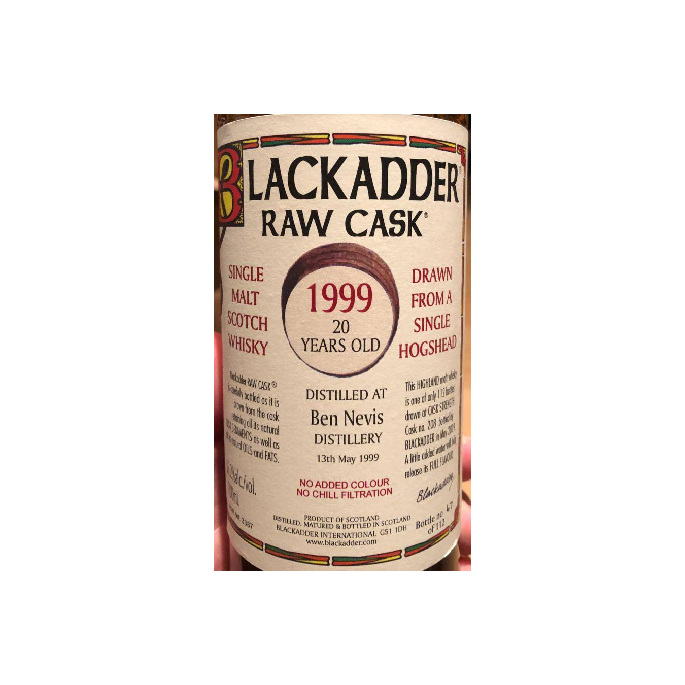 Ben Nevis Raw Cask 1999 20 Years Single Malt Whisky 3