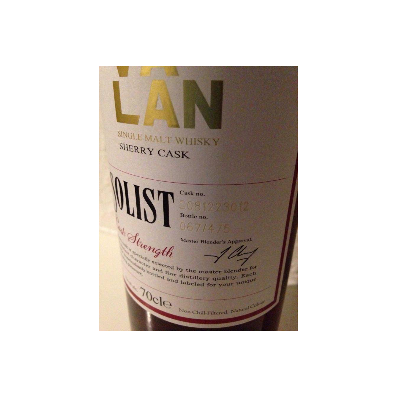 Kavalan Sherry Cask 2008 8 Years Single Malt Whisky 2