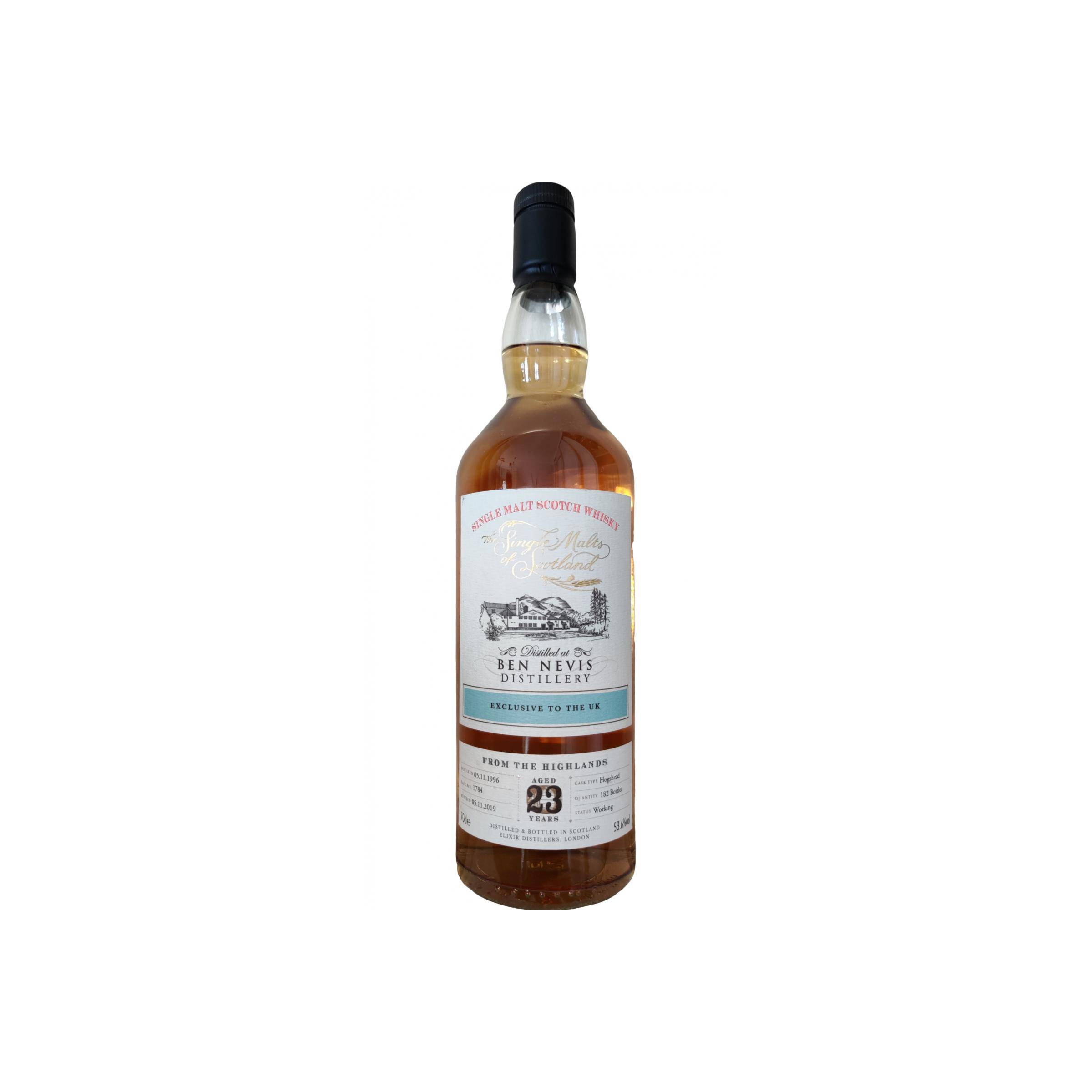 Ben Nevis The Single Malts of Scotland 1996 23 Years Single Malt Whisky