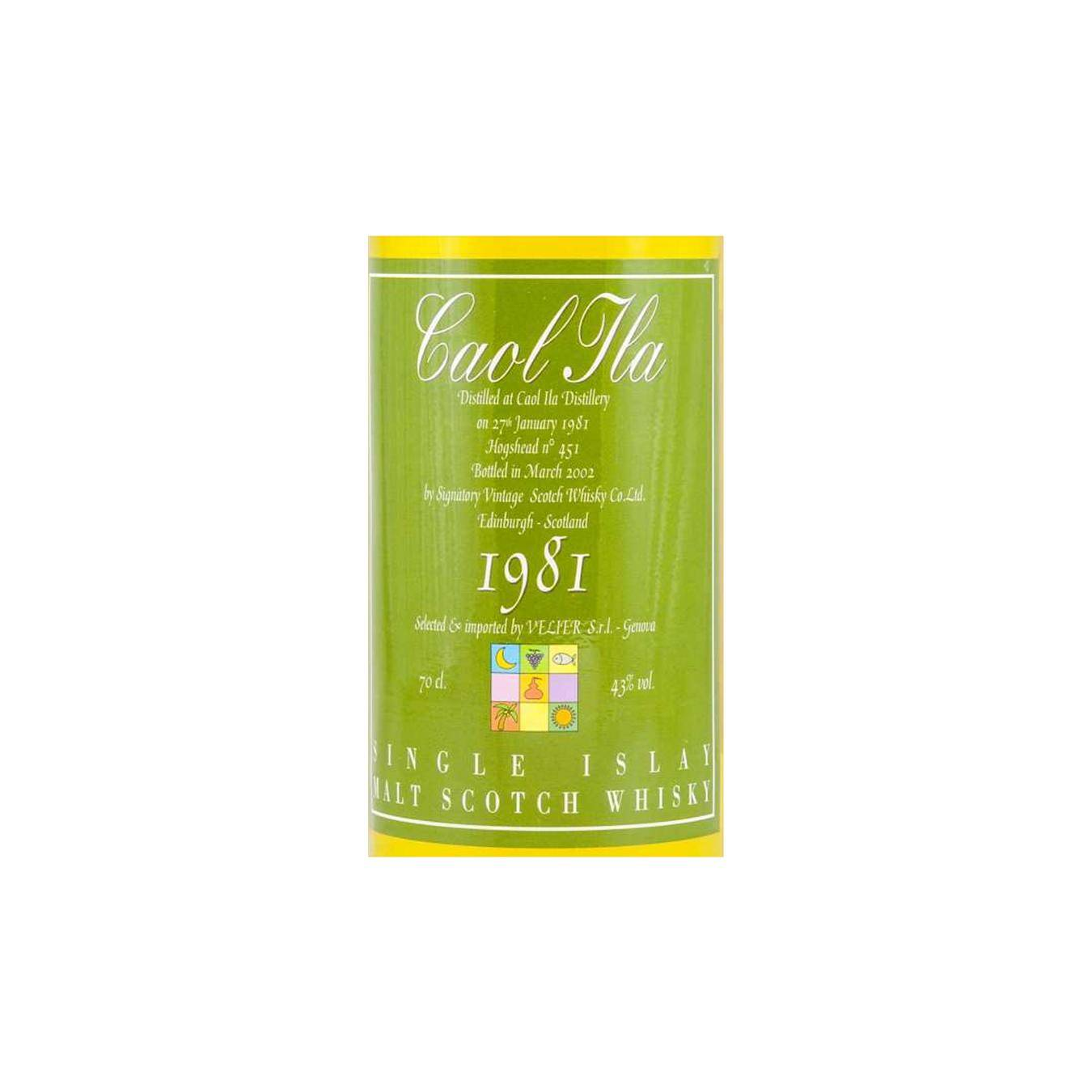 Caol Ila 1981 21 Years Single Malt Whisky 2