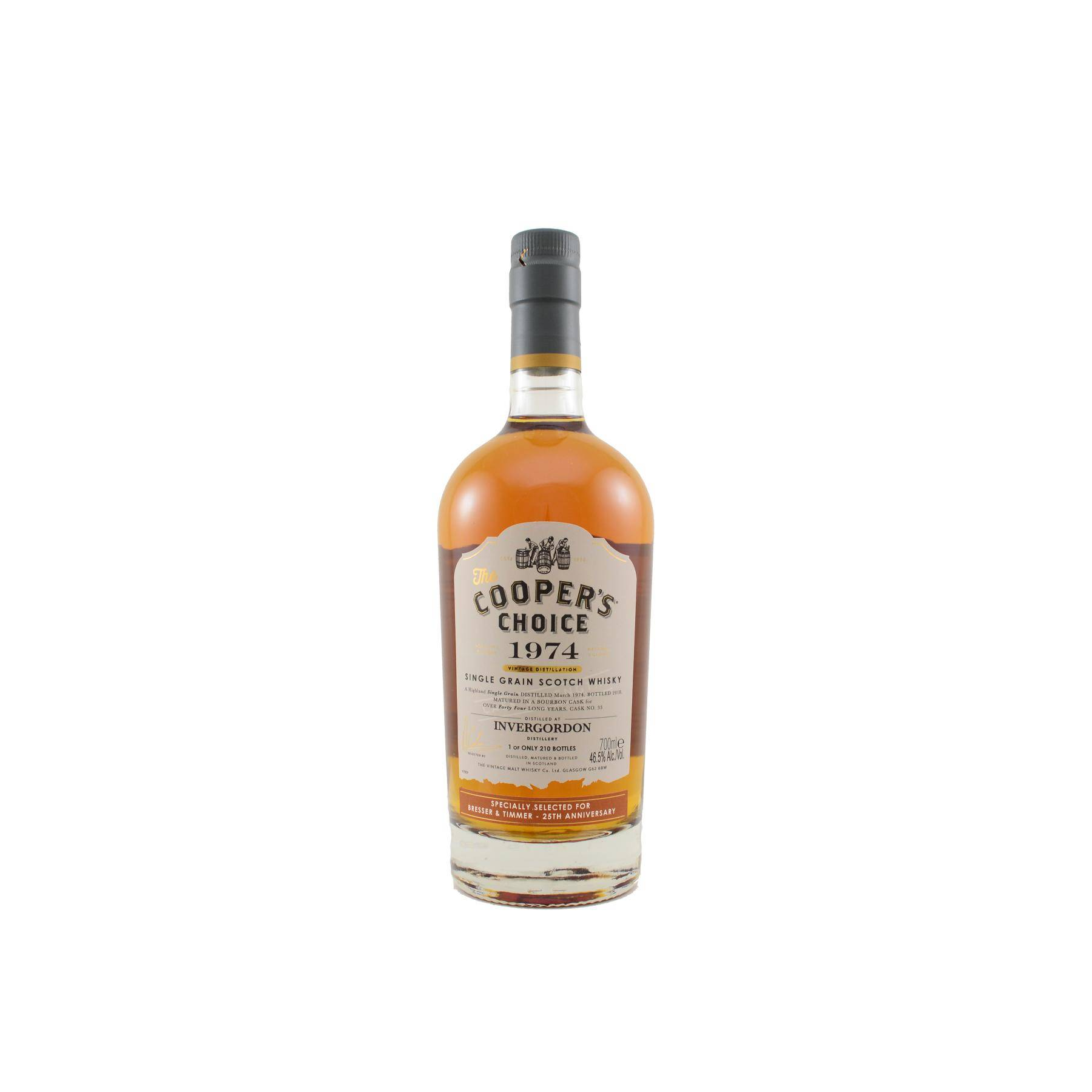 Invergordon The Cooper's Choice 1974 44 Years Single Grain Whisky