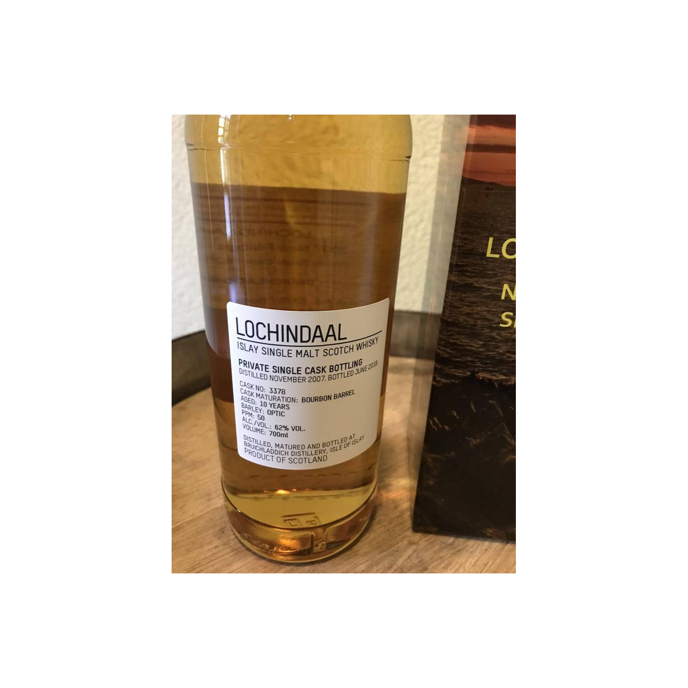 Lochindaal Private Bottling 2007 10 Years Single Malt Whisky 2