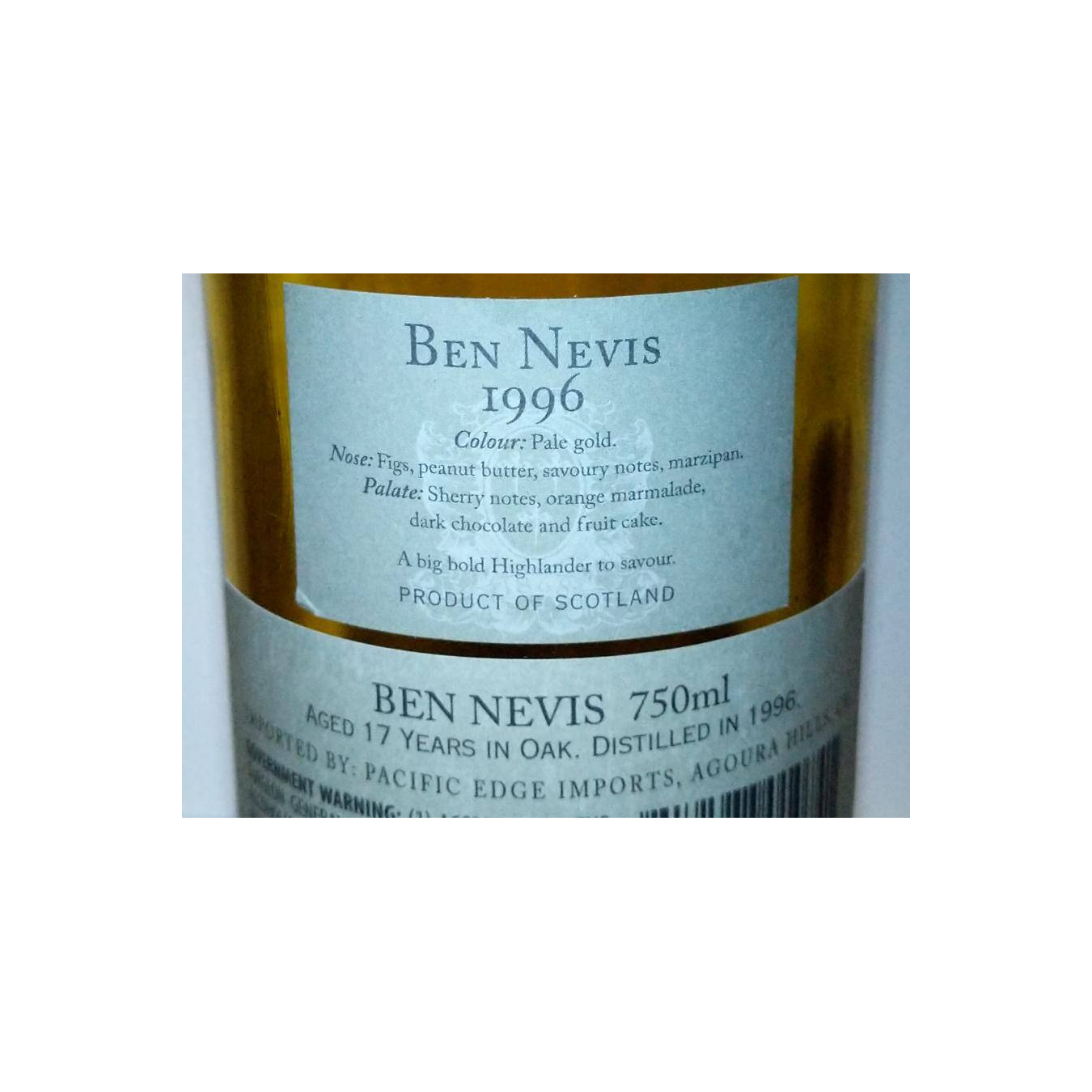Ben Nevis 1996 17 Years Single Malt Whisky 2