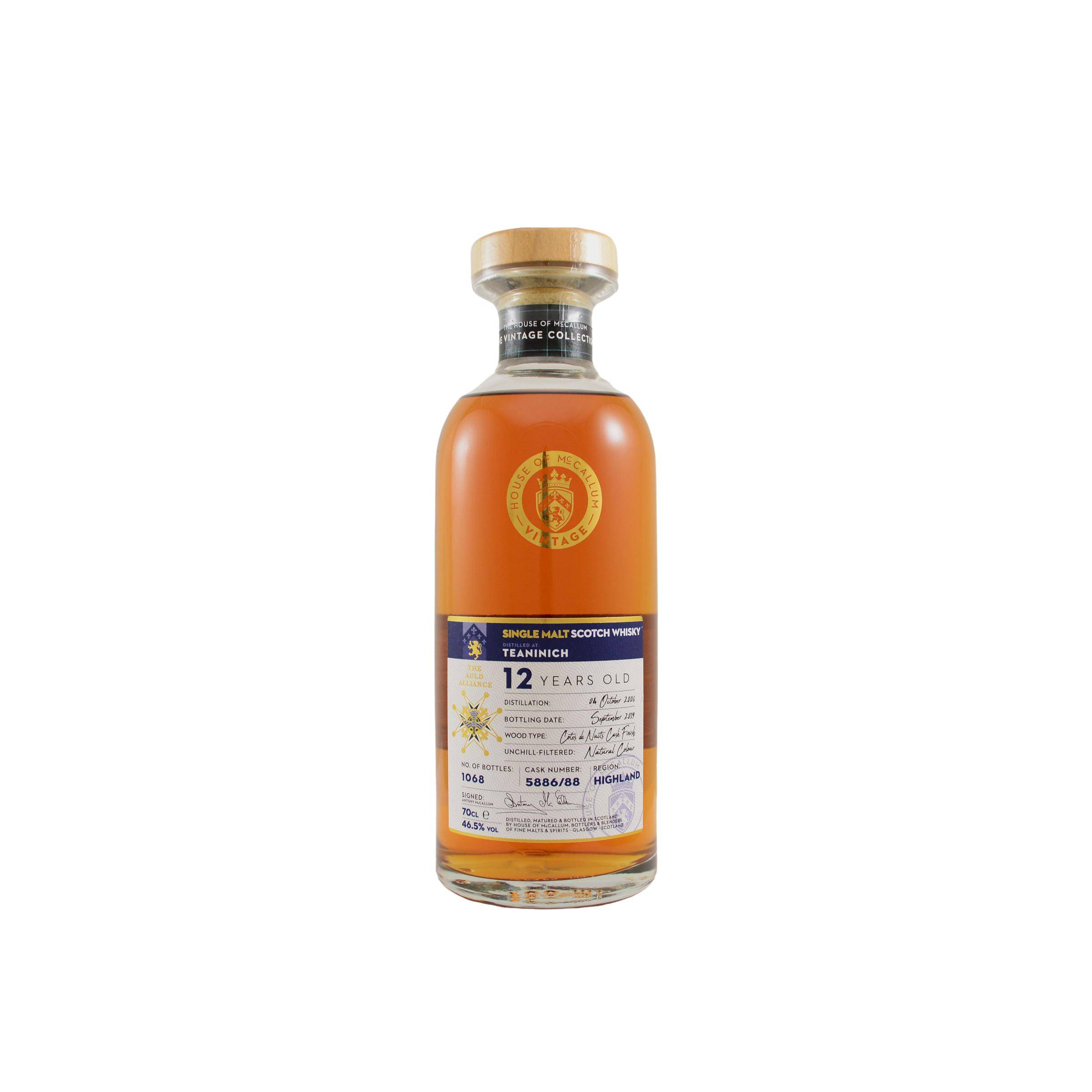 Teaninich 2006 12 Years Single Malt Whisky
