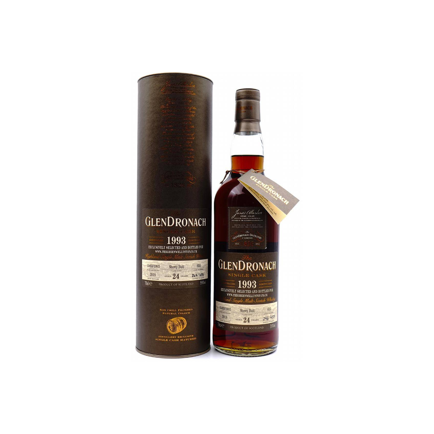 GlenDronach Single Cask 1993 24 Years Single Malt Whisky 2