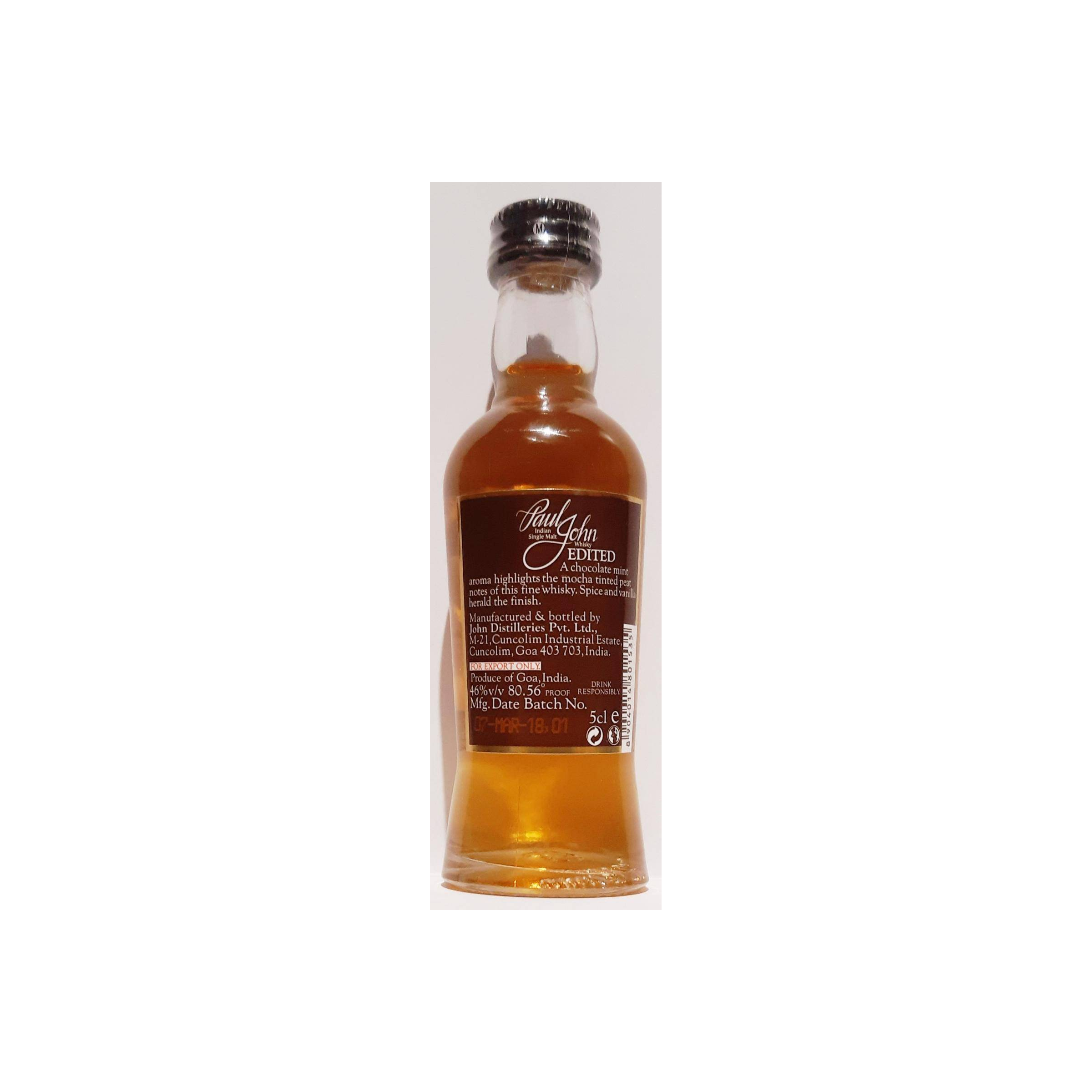 Paul John Miniature Single Malt Whisky 3