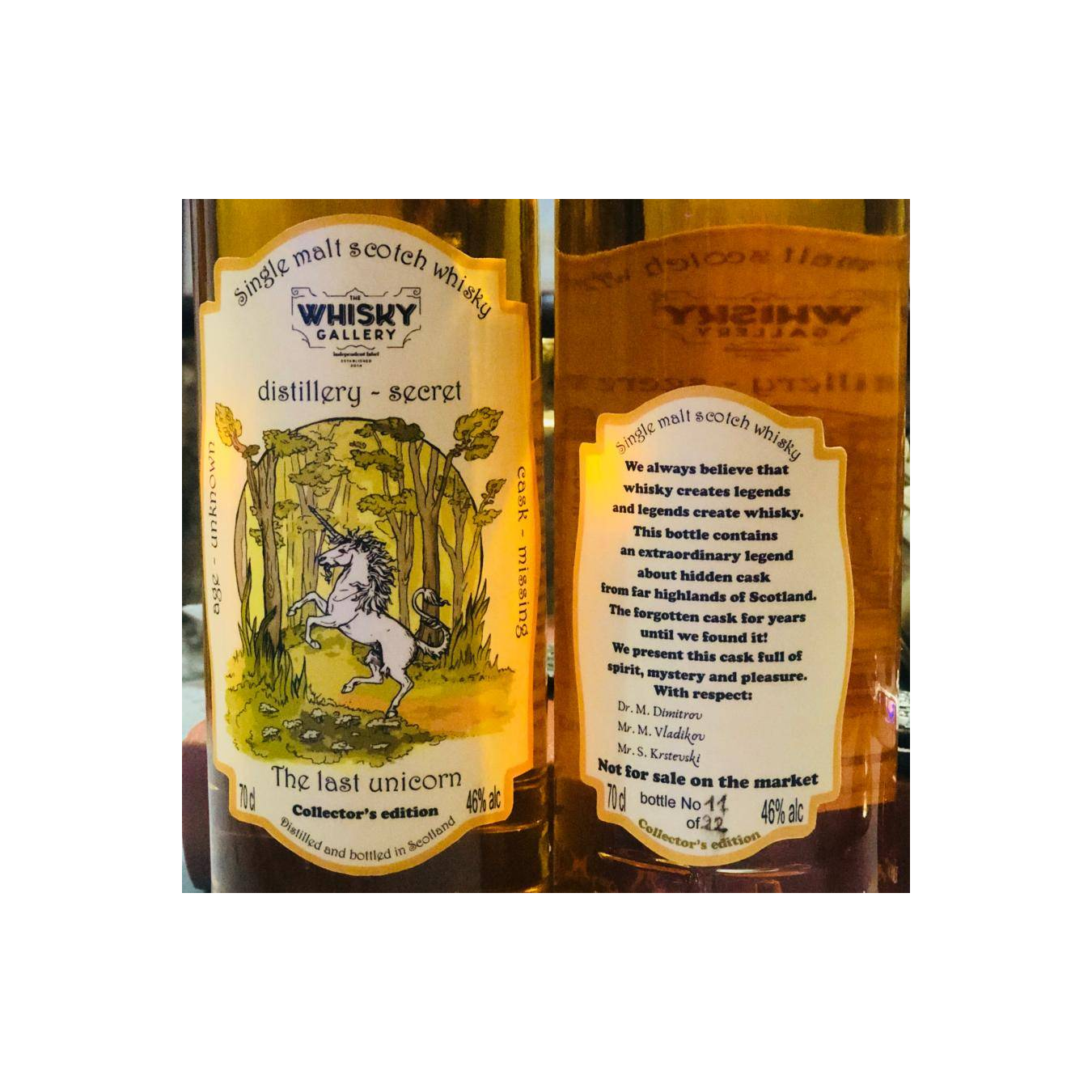 Single Malt Scotch Whisky The last unicorn  TWG