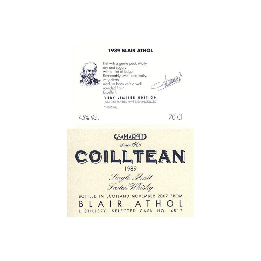 Blair Athol 1989 18 Years Single Malt Whisky