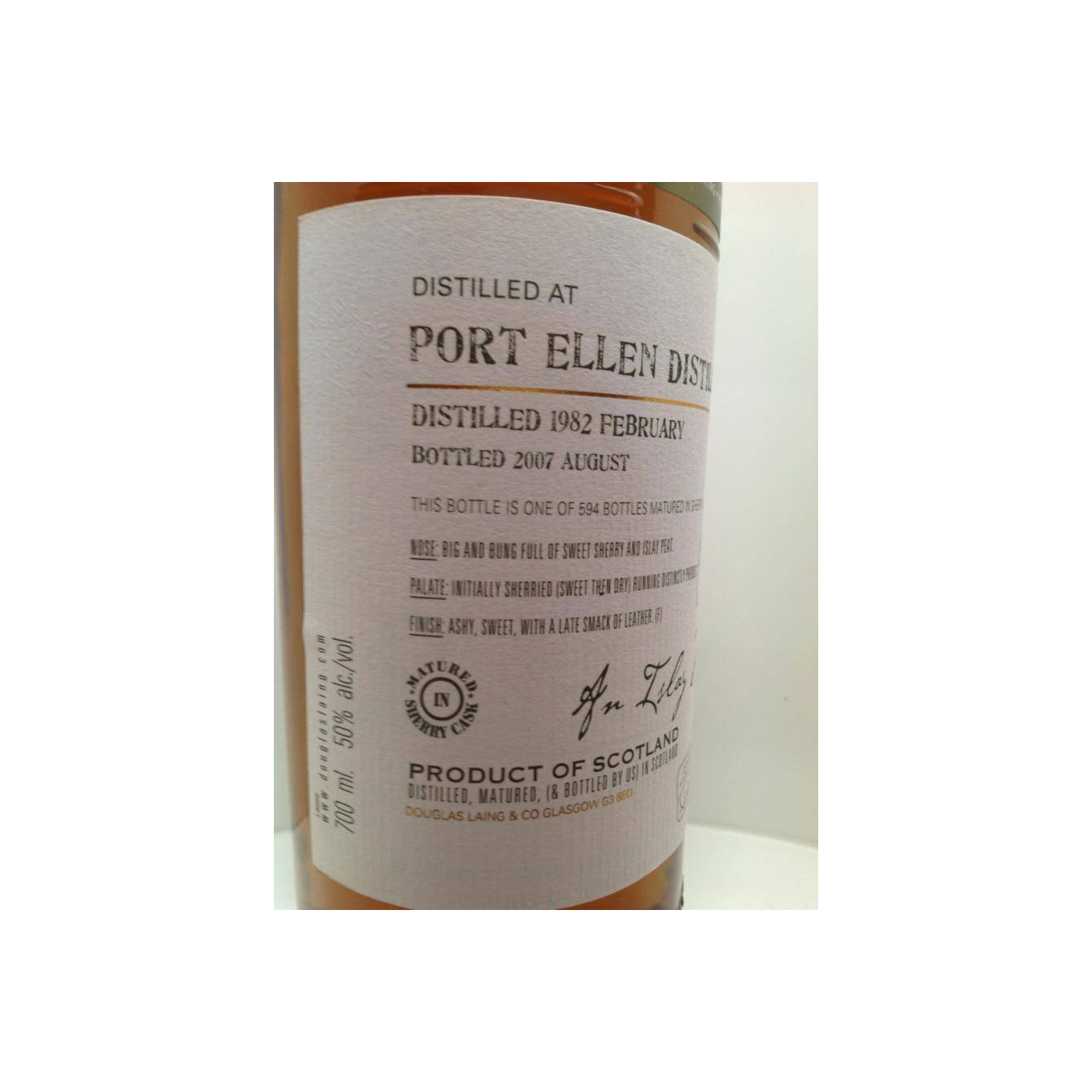 Port Ellen Old Malt Cask 1982 25 Years Single Malt Whisky 3